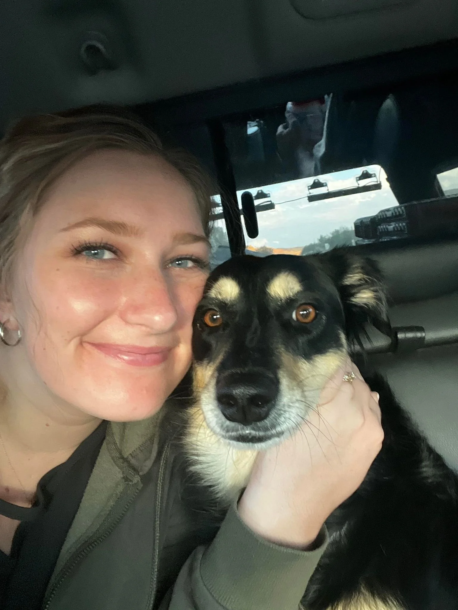 Karma is Jessica's parent's dog.. so does that make her a Dog Aunt? We won't be asking her to babysit anytime soon