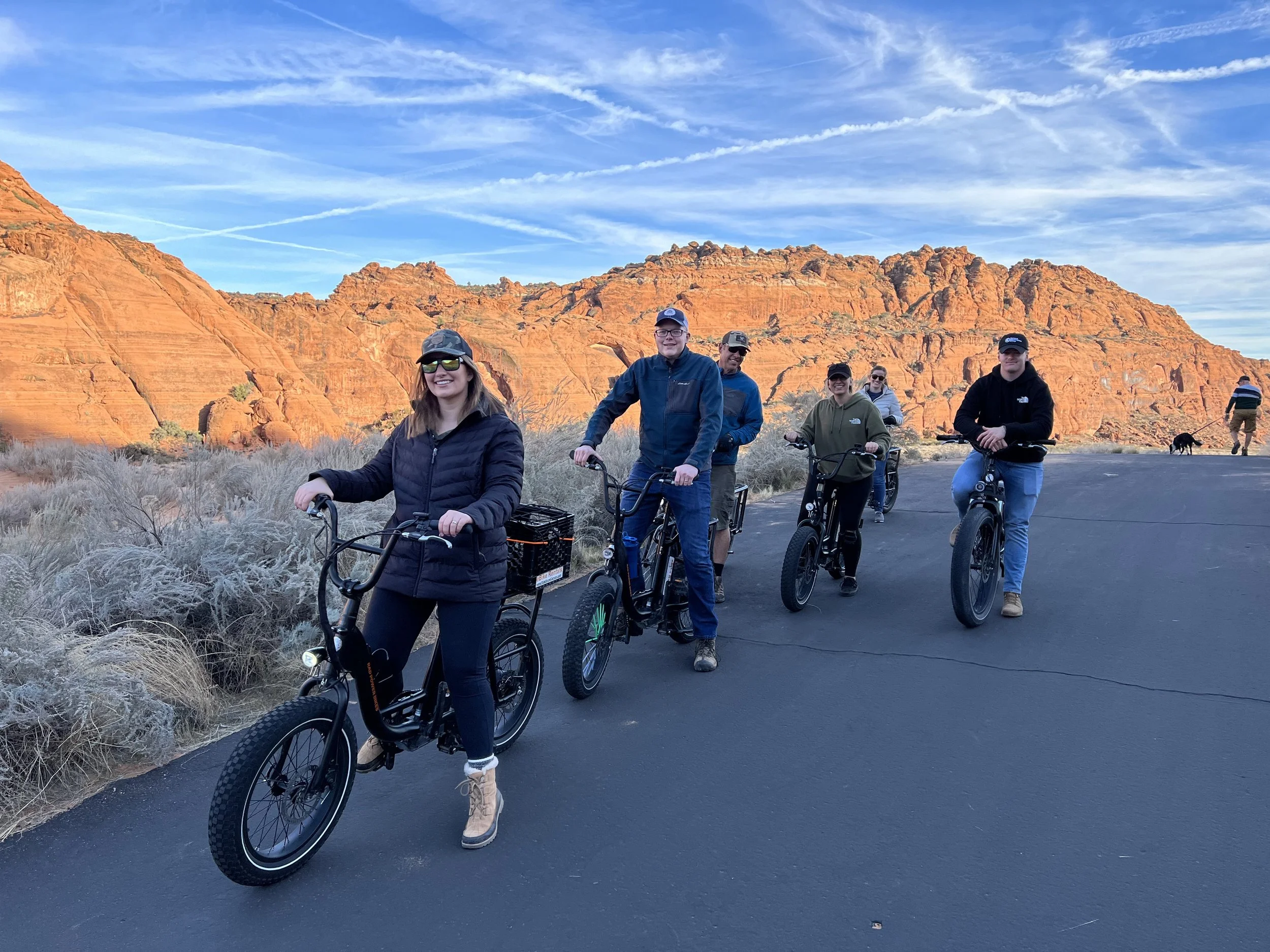 Jessica's parents own and manage an eBike rental business. We love exploring Snow Canyon on ebikes!