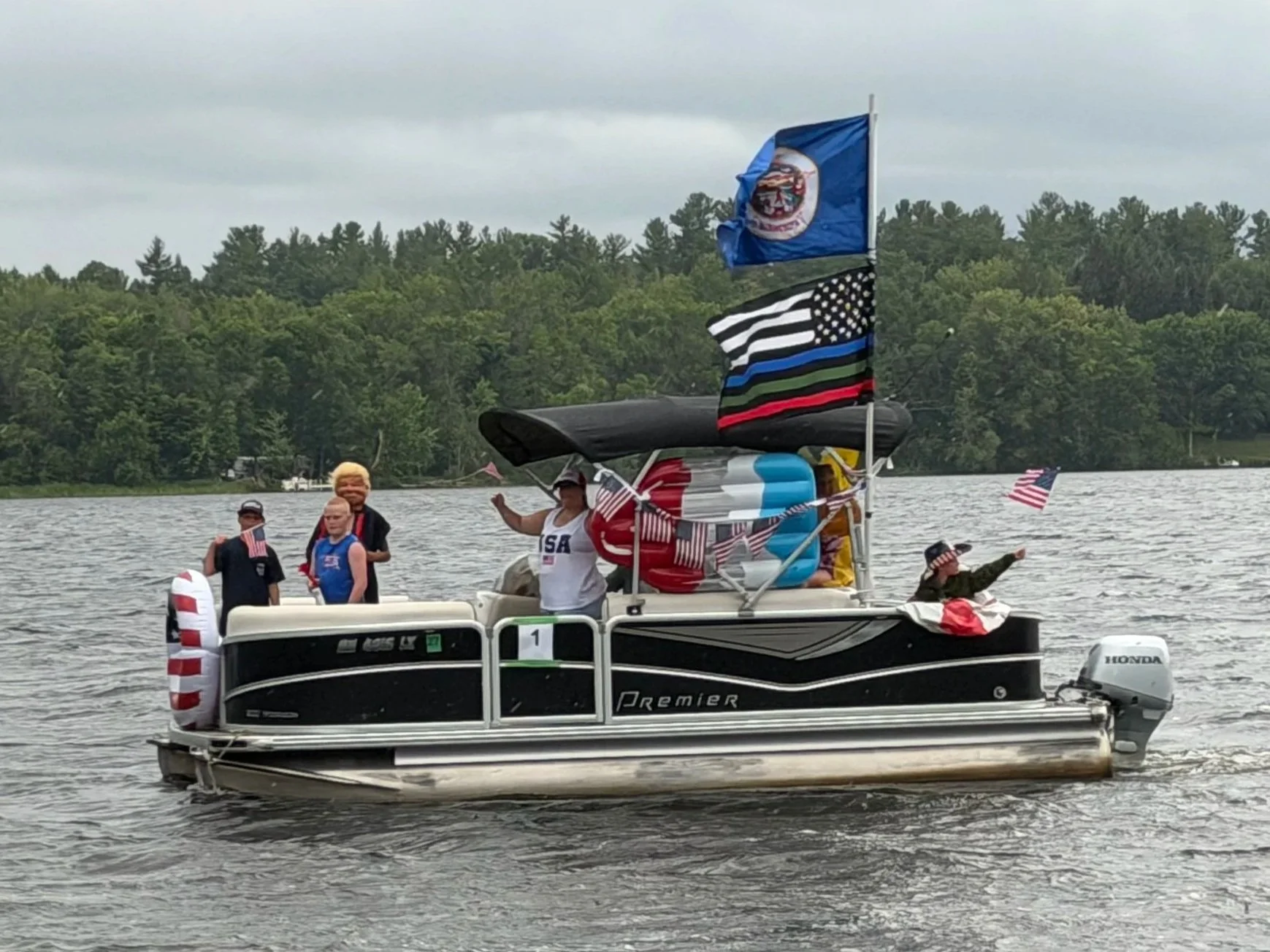 3rd Place - Pool Float Boat - The Redding Family