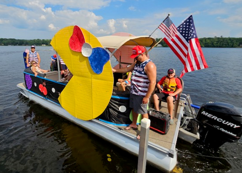 1st Place - "Patriotic Pacman" - Corbo Family