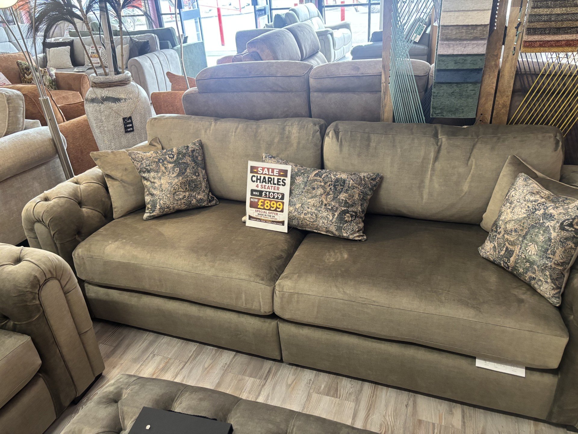 Charles 4 Seater Sofa