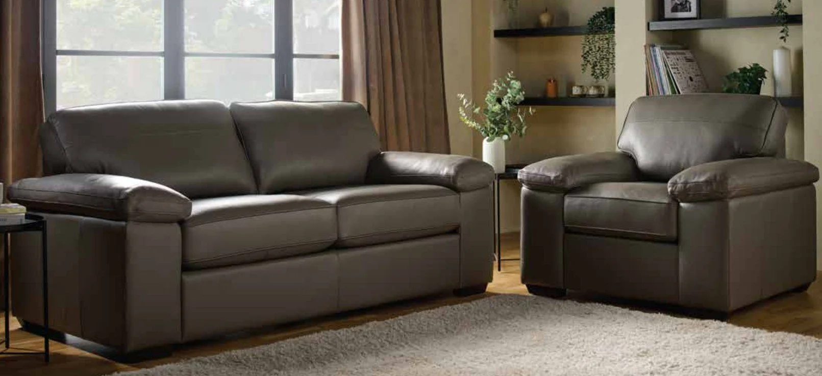Zuzana Leather Sofa Range