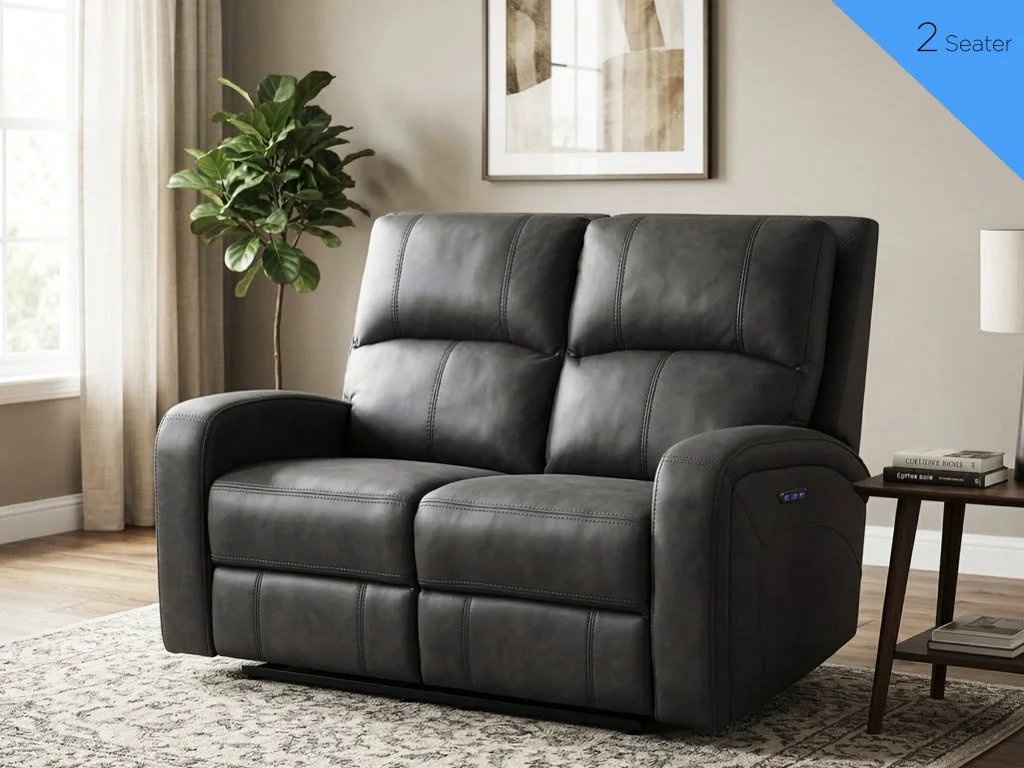 Silverton 2 Seater Power Sofa - Grey