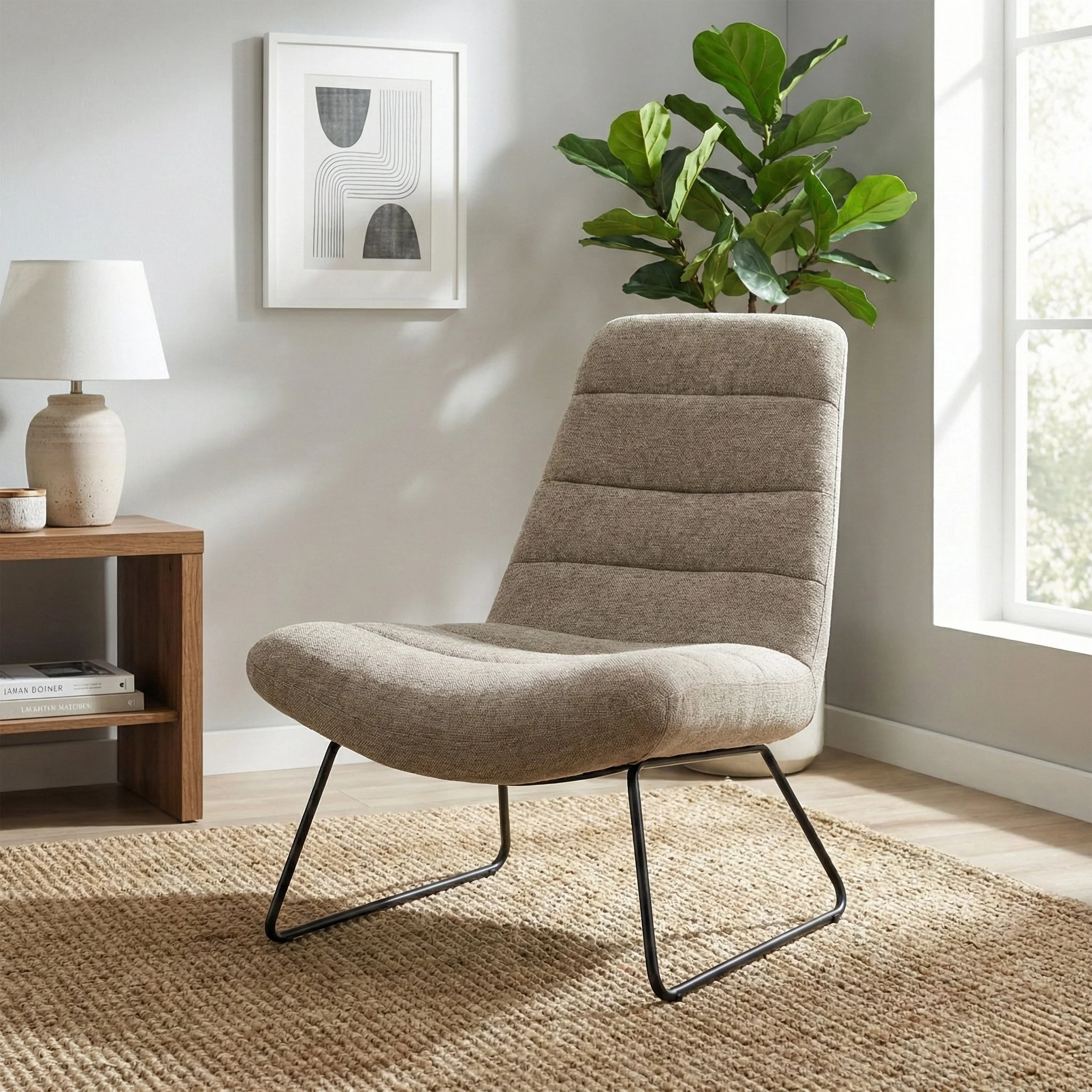 Reese Accent Chair- Taupe