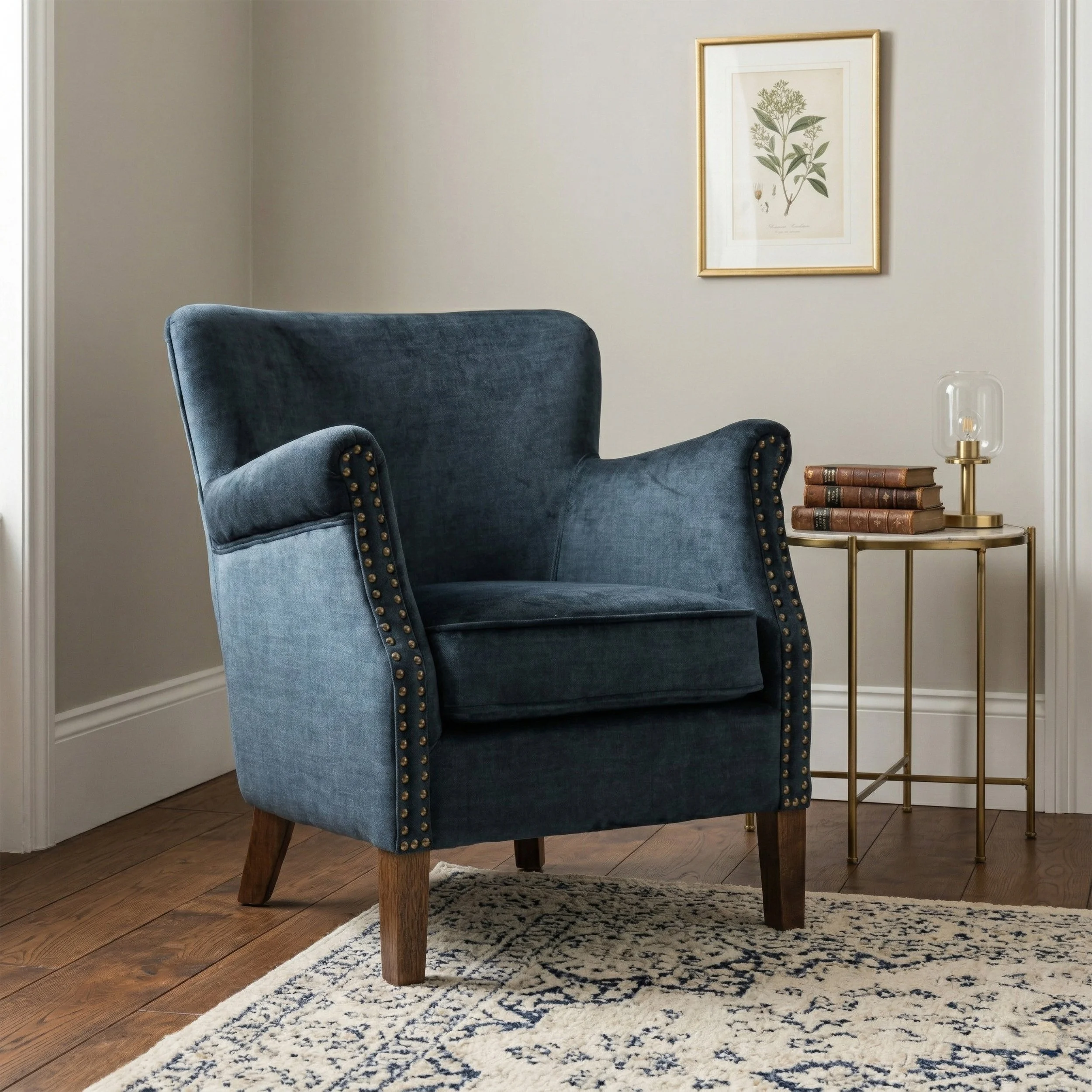Harlow Armchair - Deep Ocean