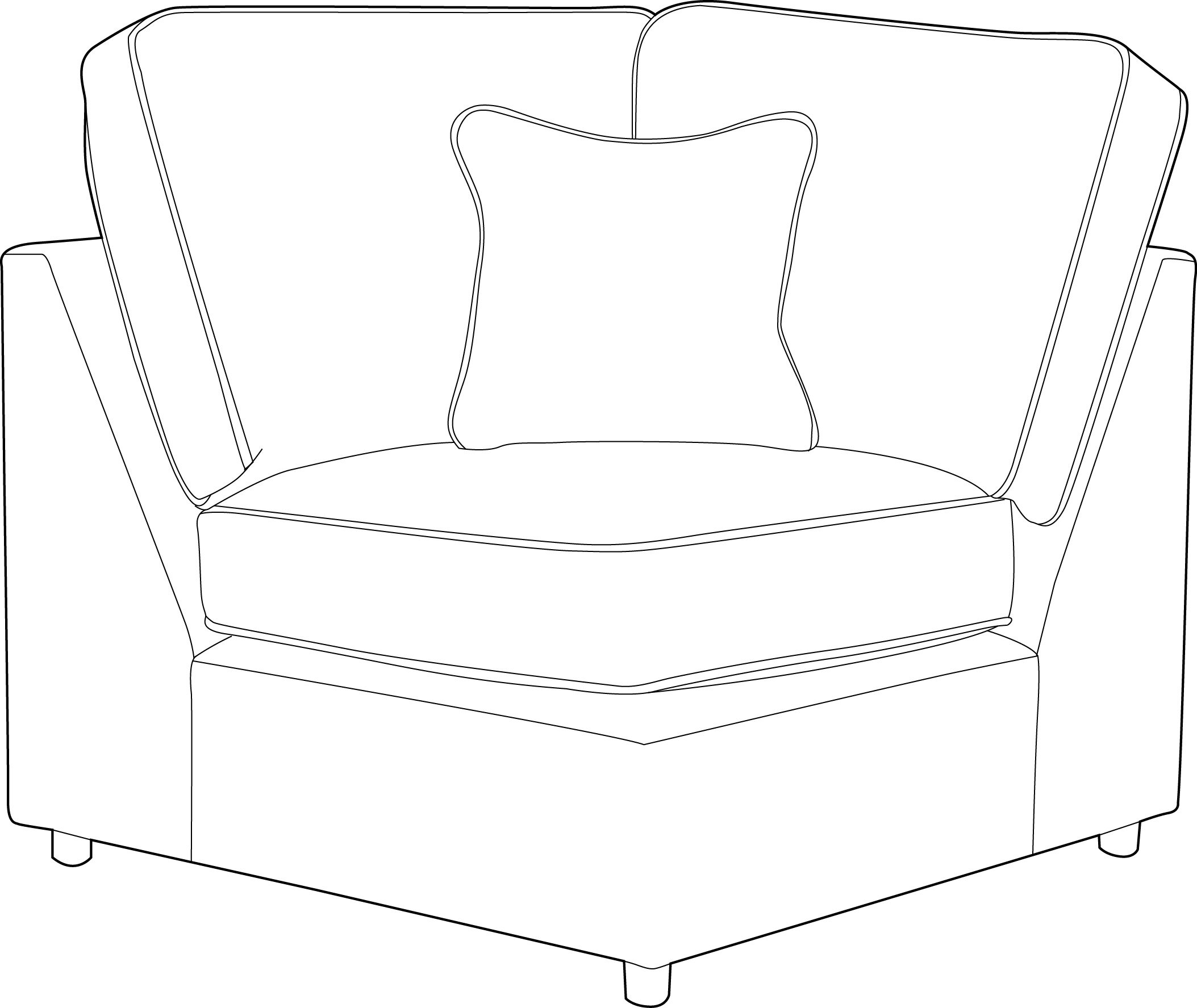 Corner Sofa Section