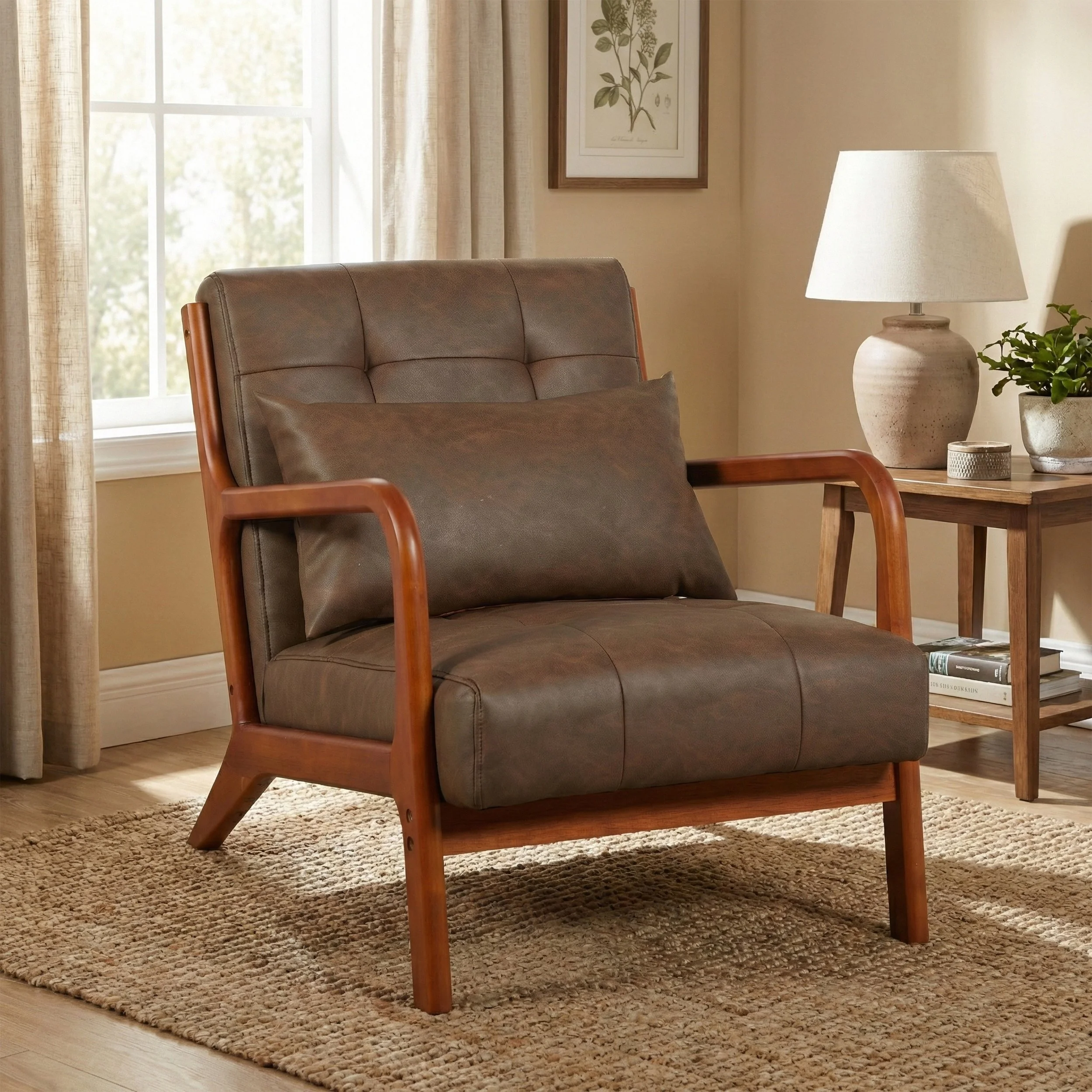 Juniper Accent Chair- Brown