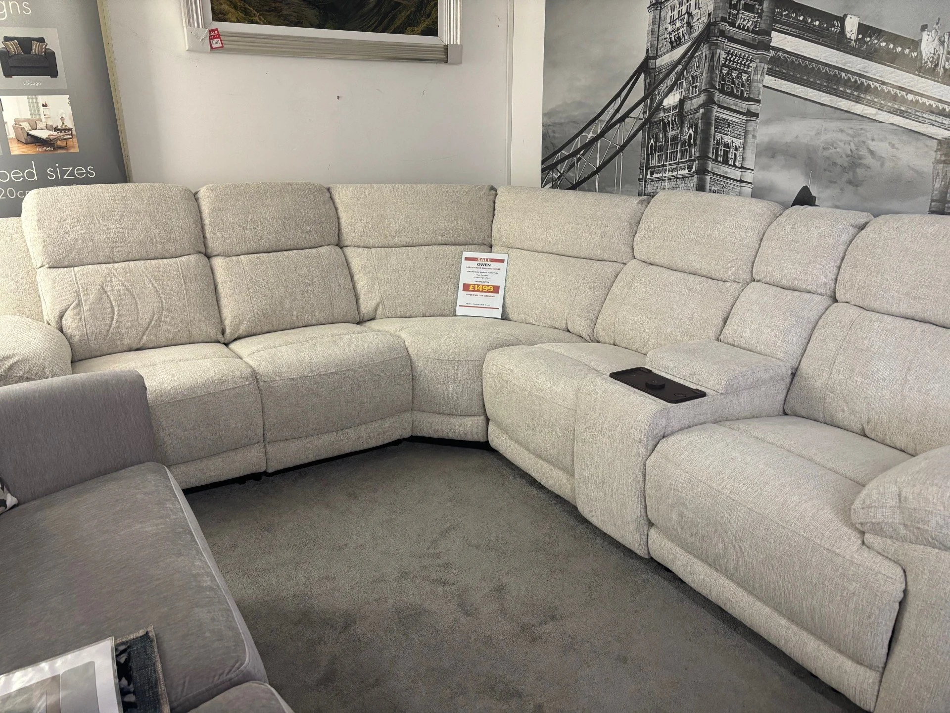 Owen Power Reclining Corner Unit