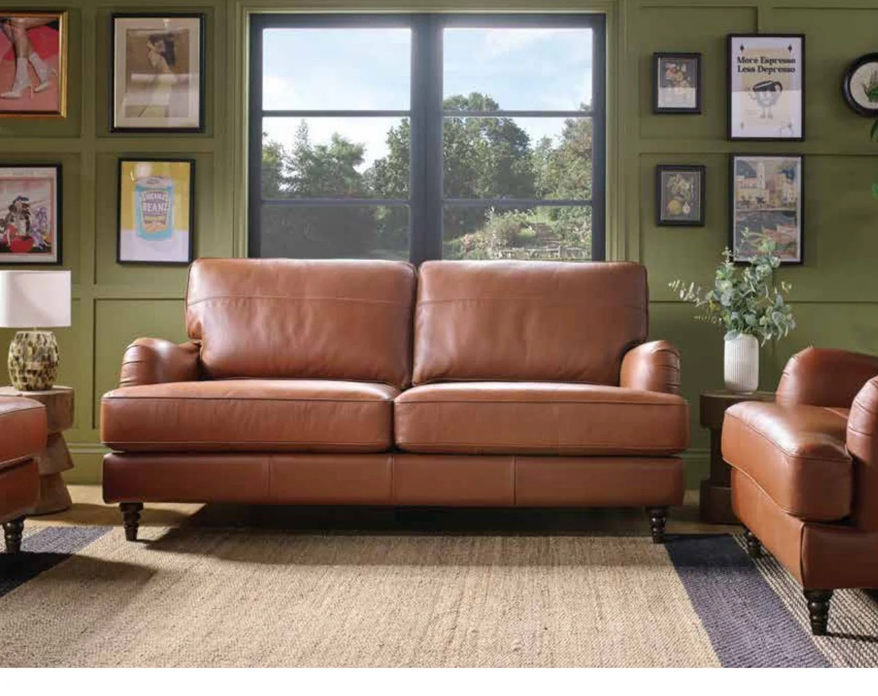 Cristina Leather Sofa Range