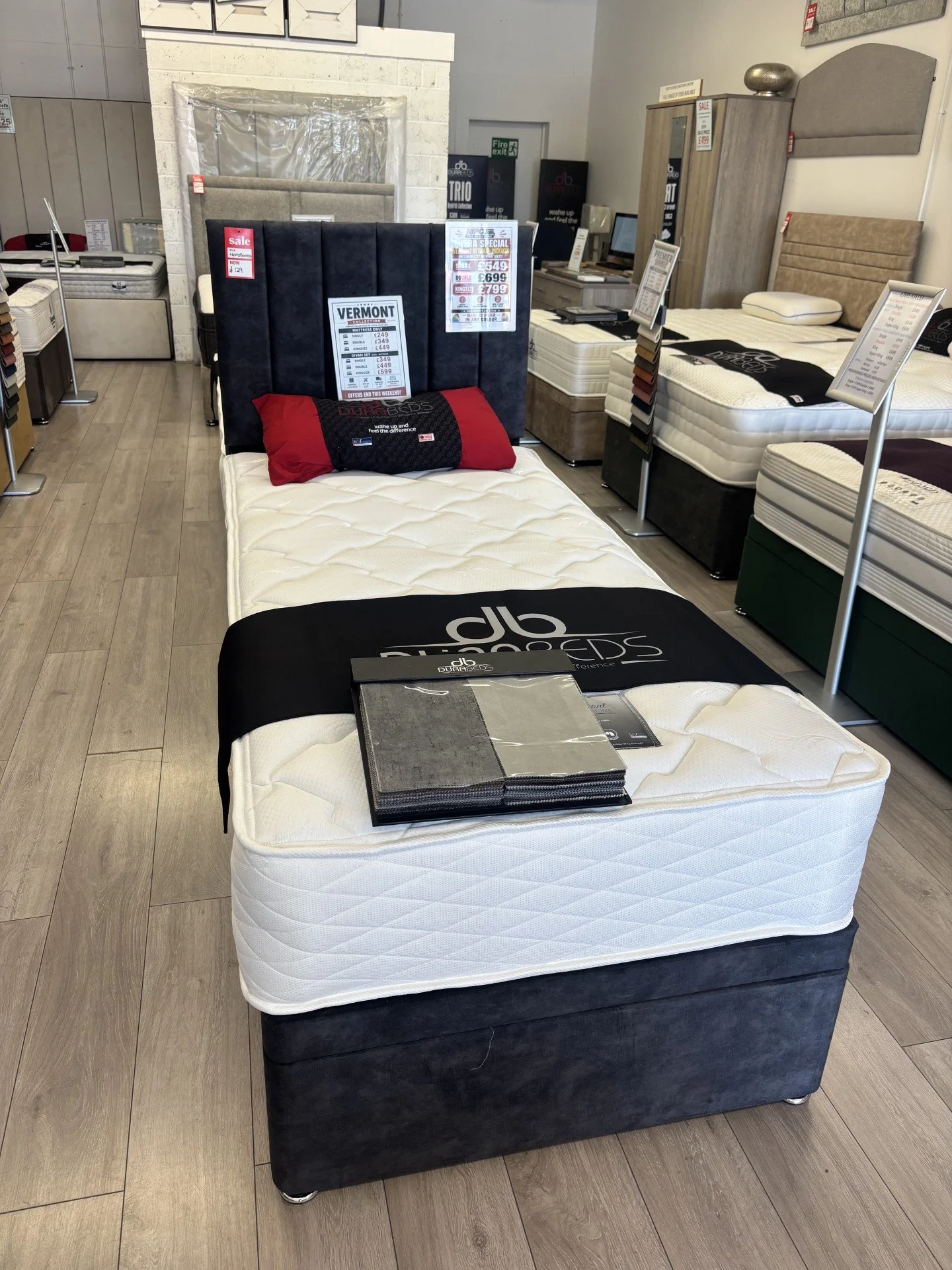 3ft Vermont Side Opening Ottoman Deal with a Premium Headboard