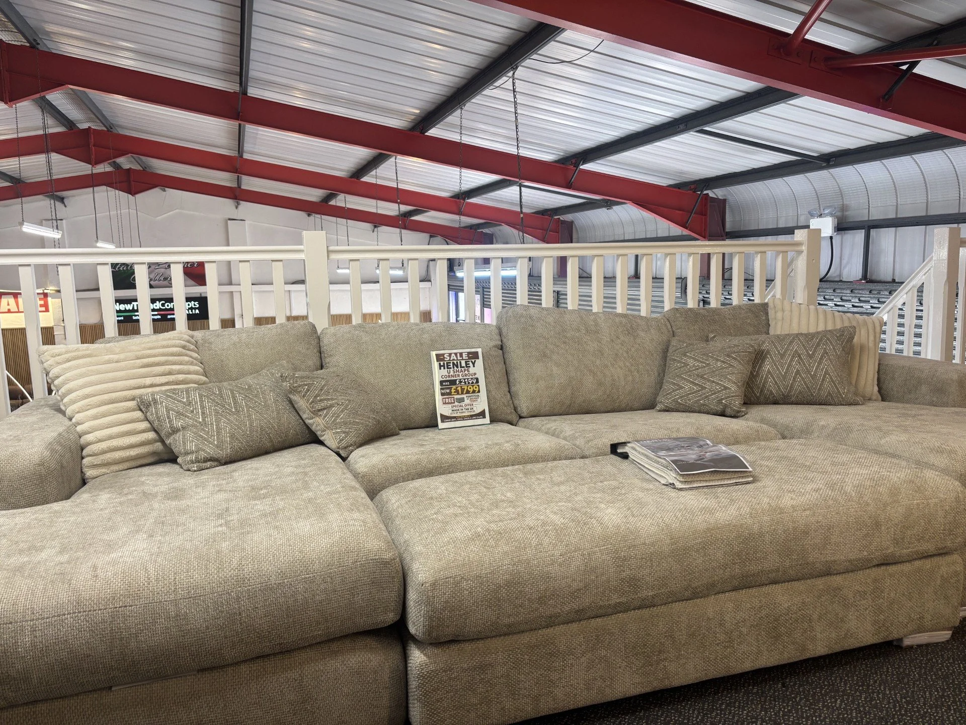 Henley Large U Shape Corner Unit