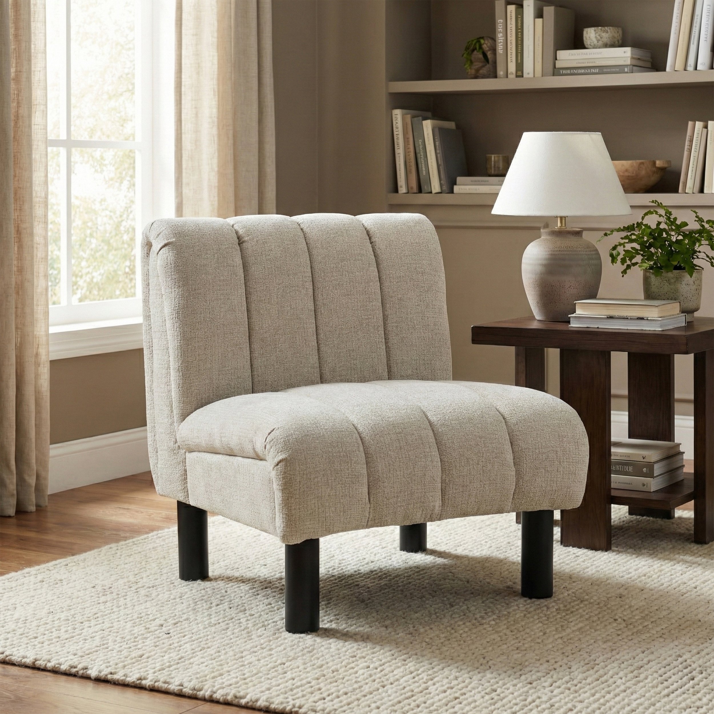 Lily Accent Chair - Oatmeal