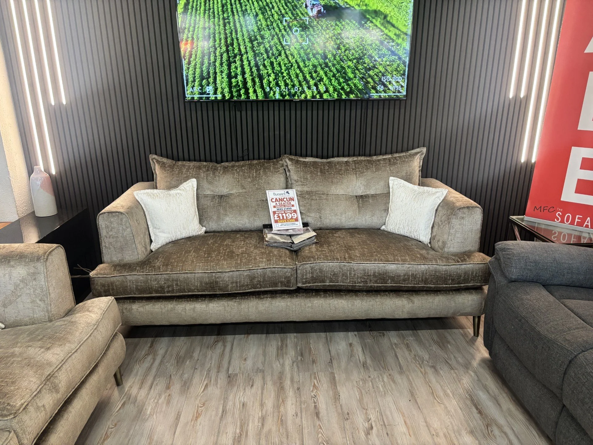 Cancun 4 Seater Sofa
