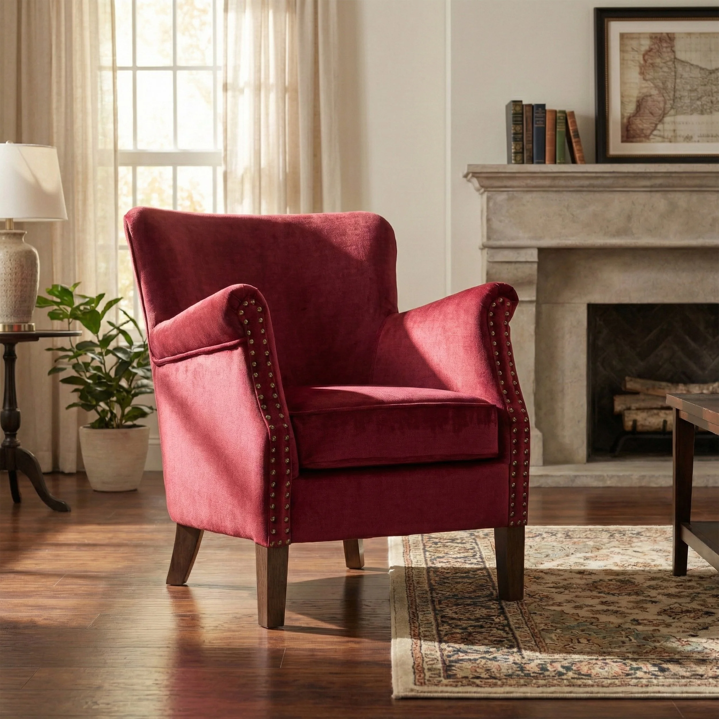 Harlow Armchair - Bordeaux