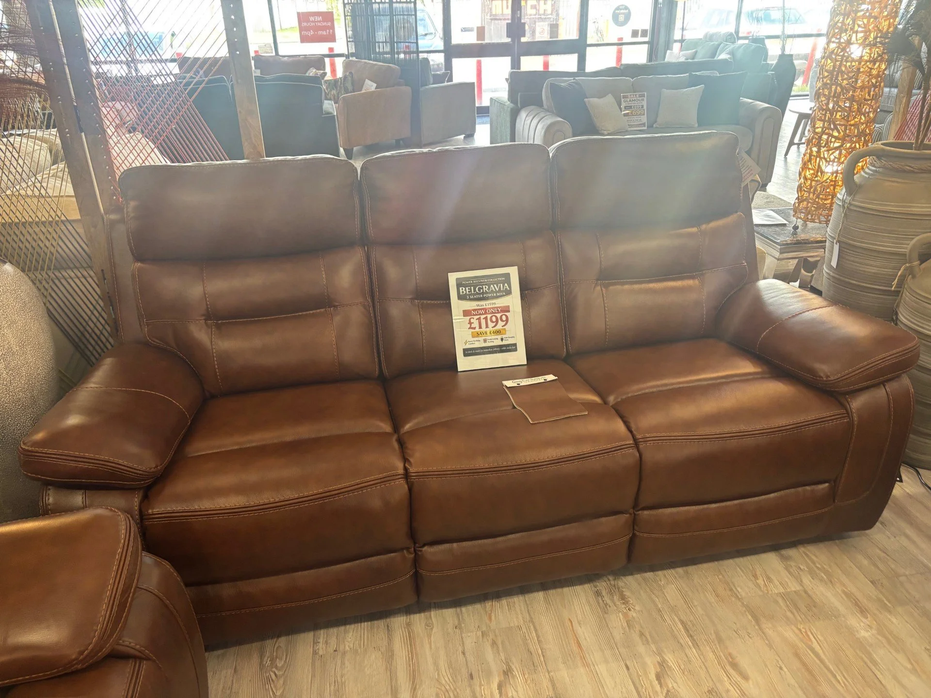 Belgravia 3 Seater Power