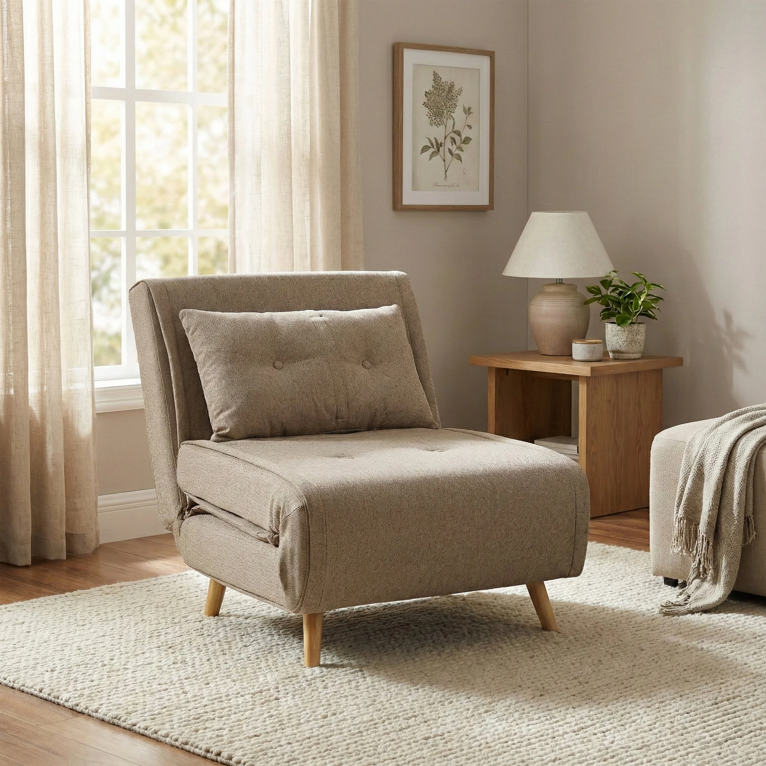 Freya Accent Chair- Wheat