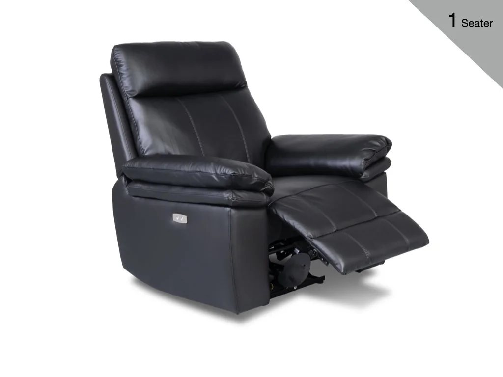 Horizon Power Reclining Chair - Black