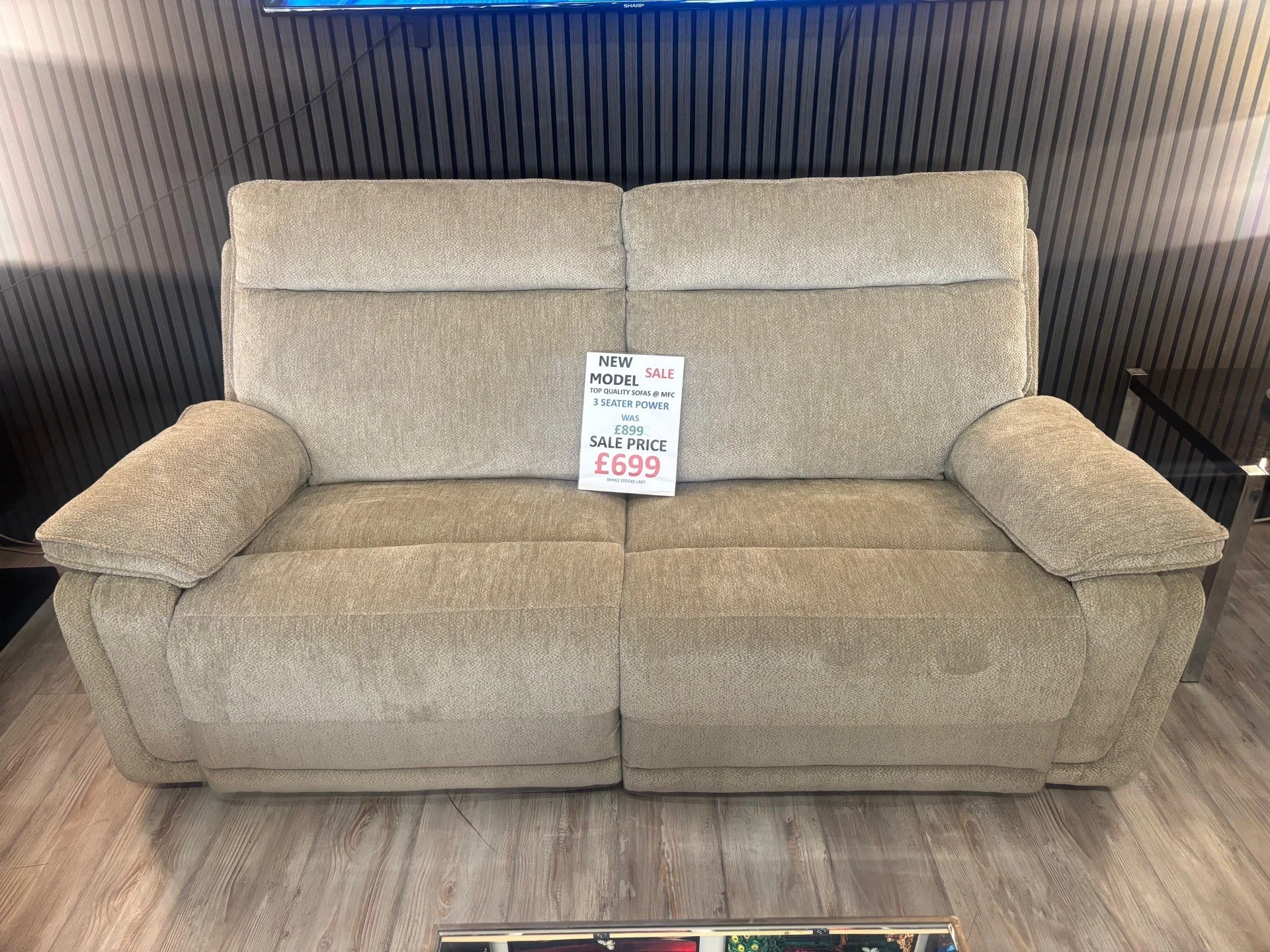 Cardenza 3 Seater Power Reclining Sofa