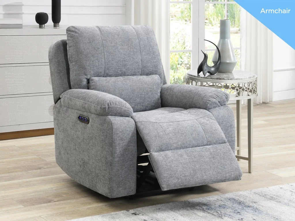 Knightsbridge Power Reclining Chair - Granite