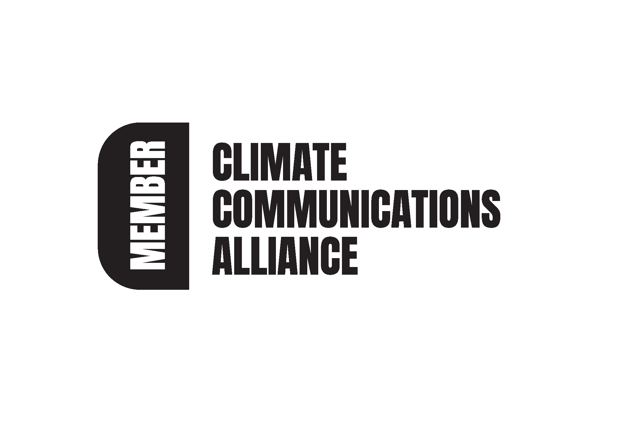 logo indicating studio dhesi is a member of the climate communication alliance