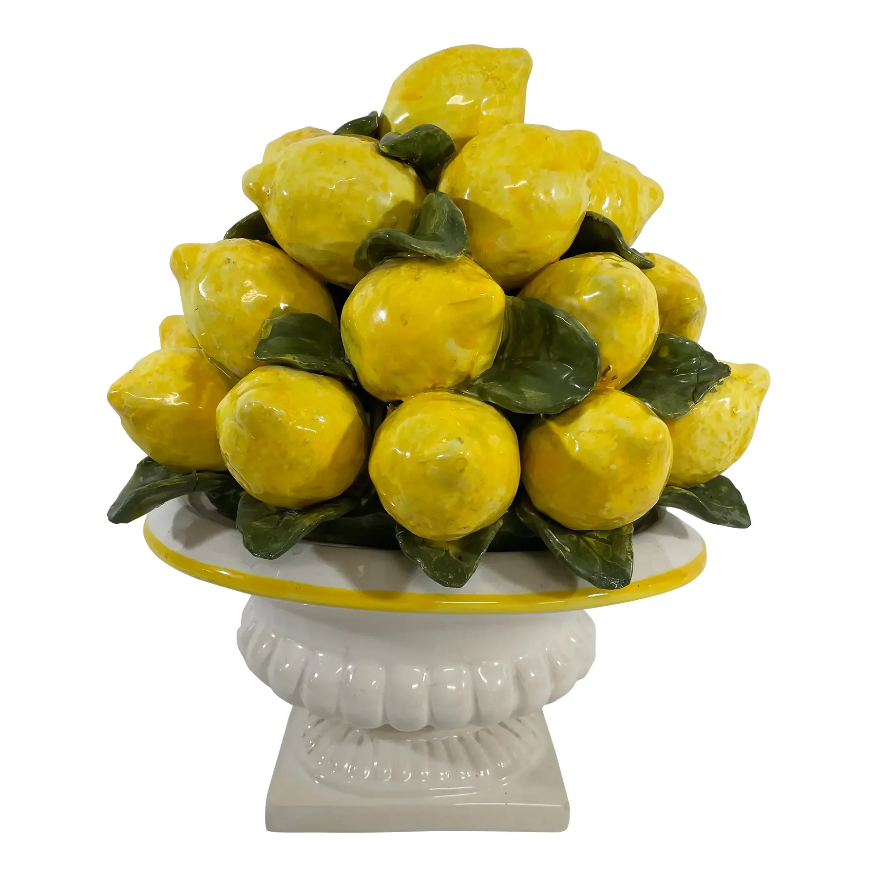 Large Vintage Italian Style Lemon Topiary Centerpiece