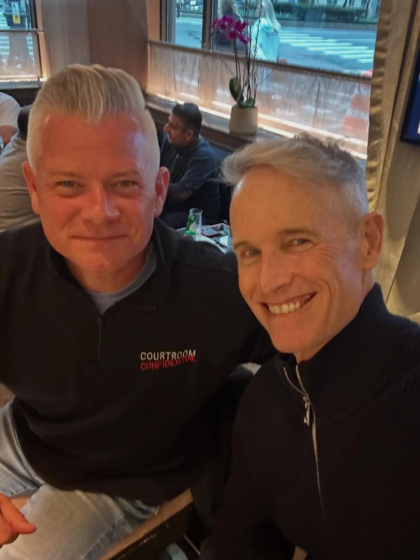 I was back in New York this week for @foxnews, covering what&rsquo;s happening in true crime for The Weekly Rap Sheet on @foxnation, and taking a seat on the @outnumberedfnc curvy couch. Snuck in some time to catch up with @mattmurphylaw too! Looking