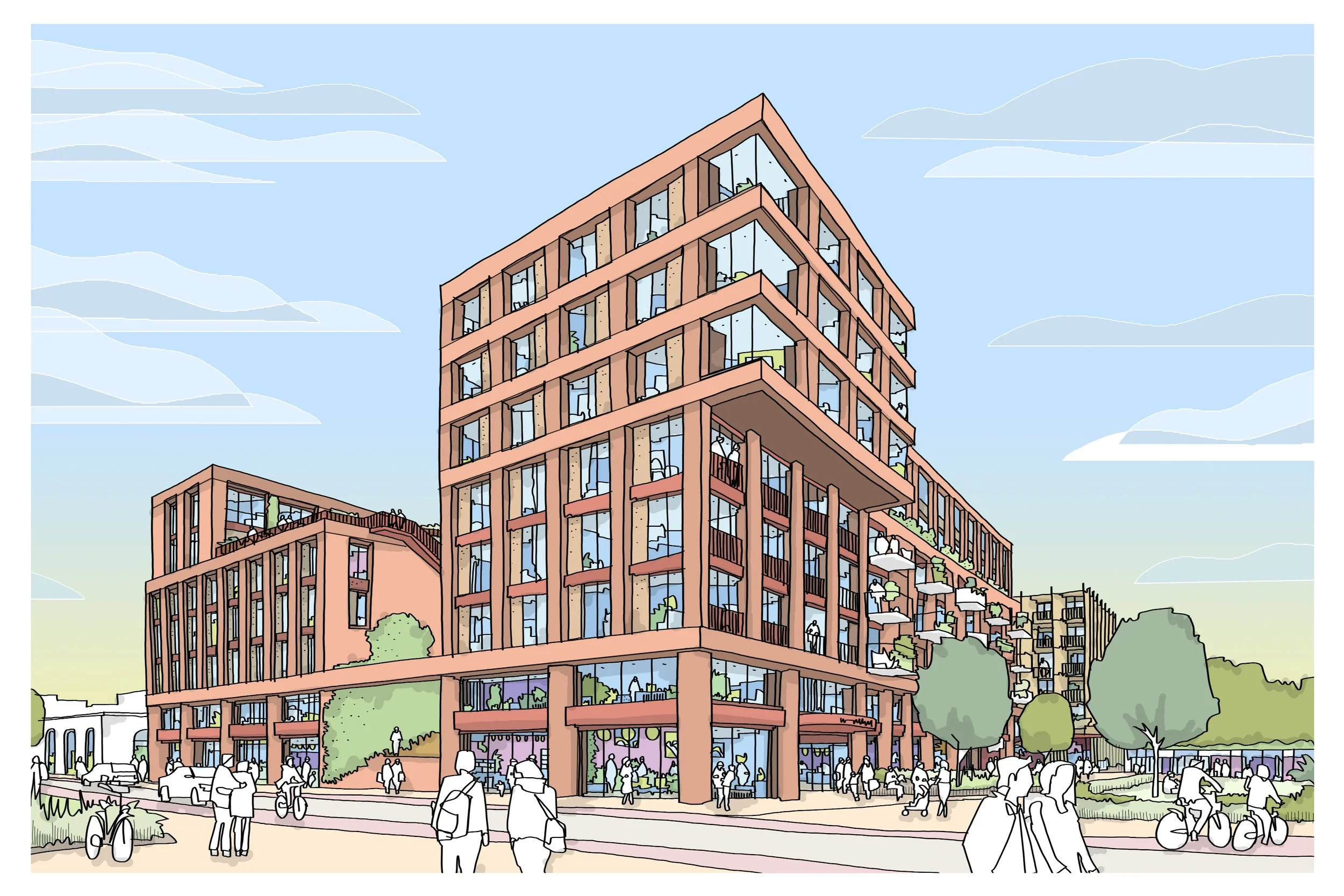 Stadsdeel Oost adviseert positief over woningbouwproject De Poortwachter op Cruquiuseiland