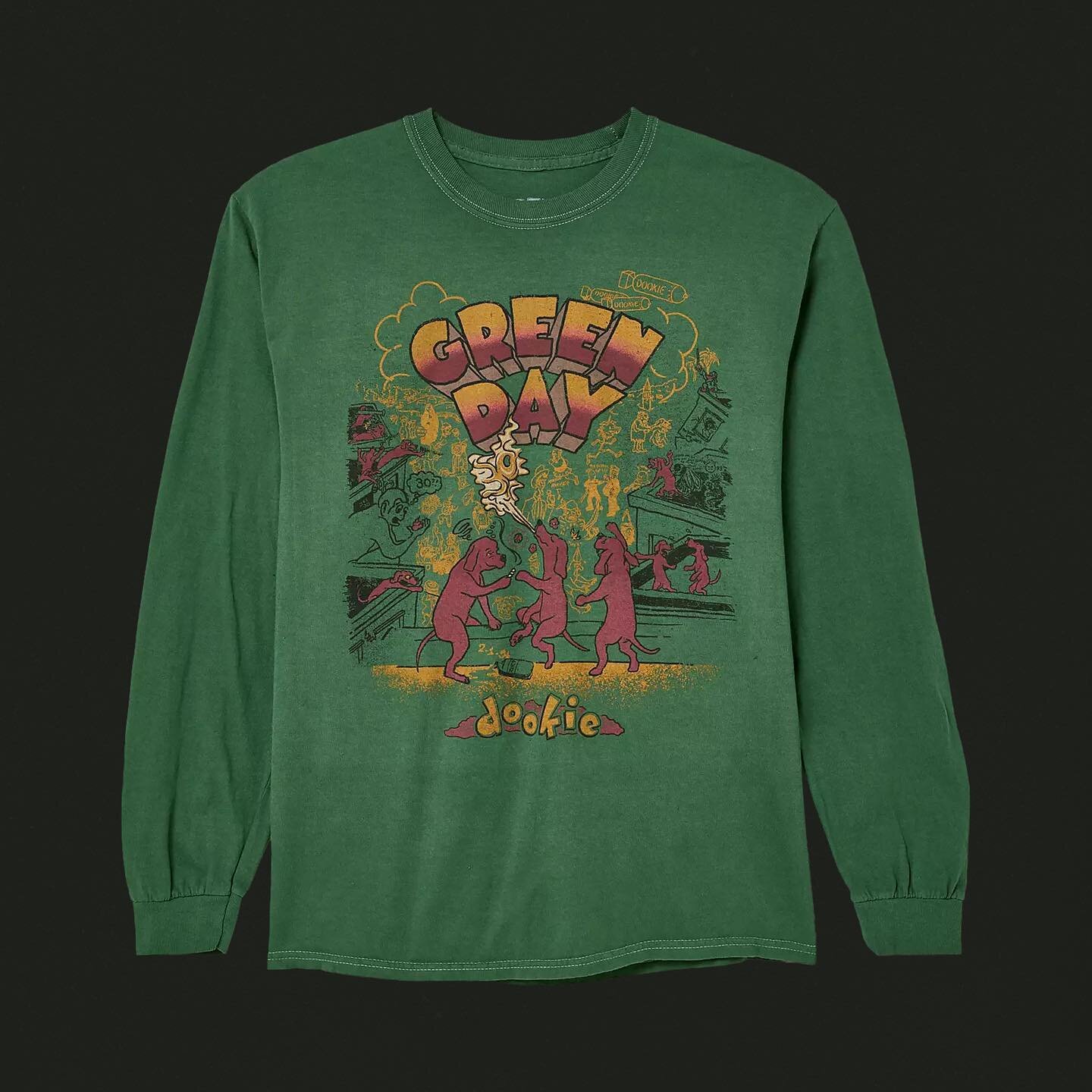 An unexpected discovery! My Dookie design is also for sale at Urban Outfitters in this killer colorway! A first for me, from what I know of, so I had to make a post about it. From silly little doodles to store shelves, the journey continues to blow m