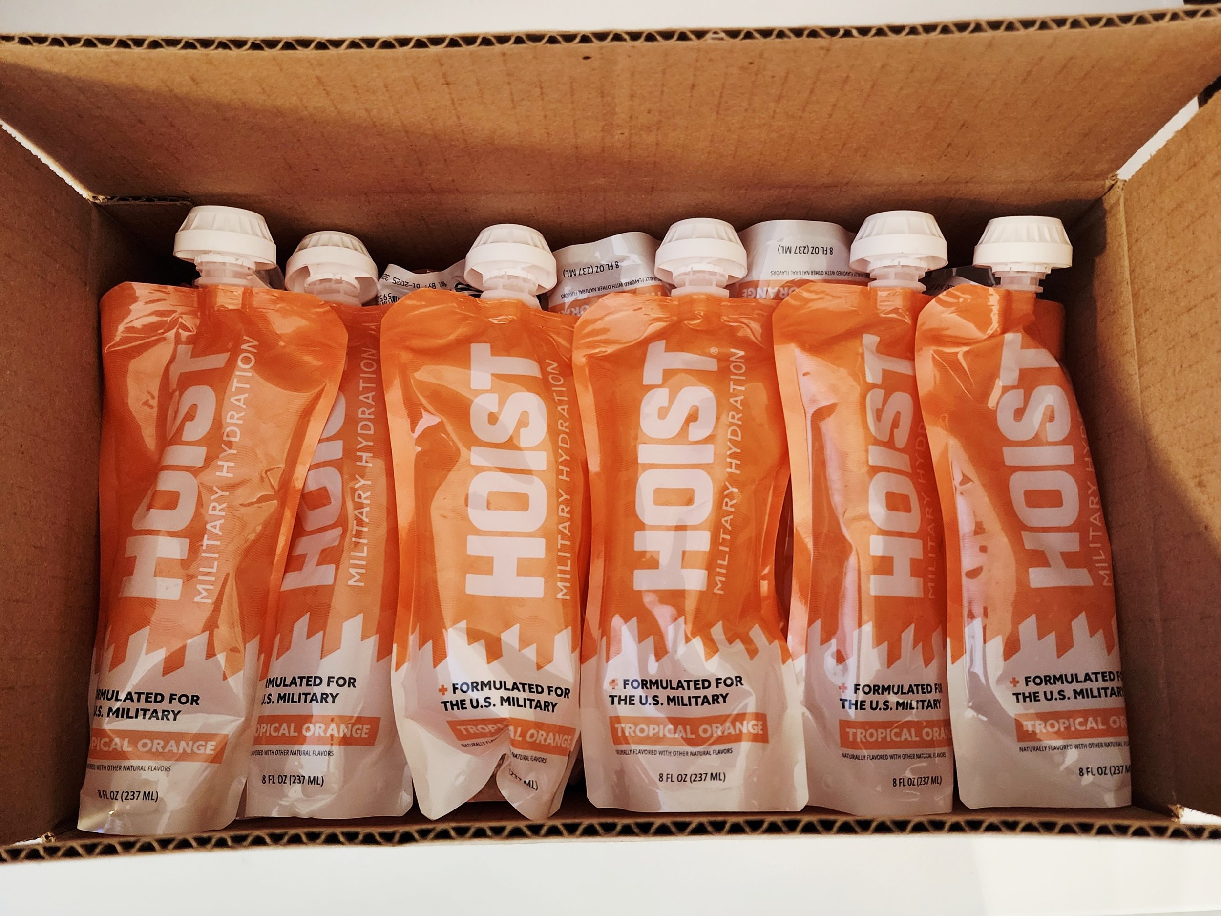 Hoist Military Hydration - Tropical Orange Pack of 24