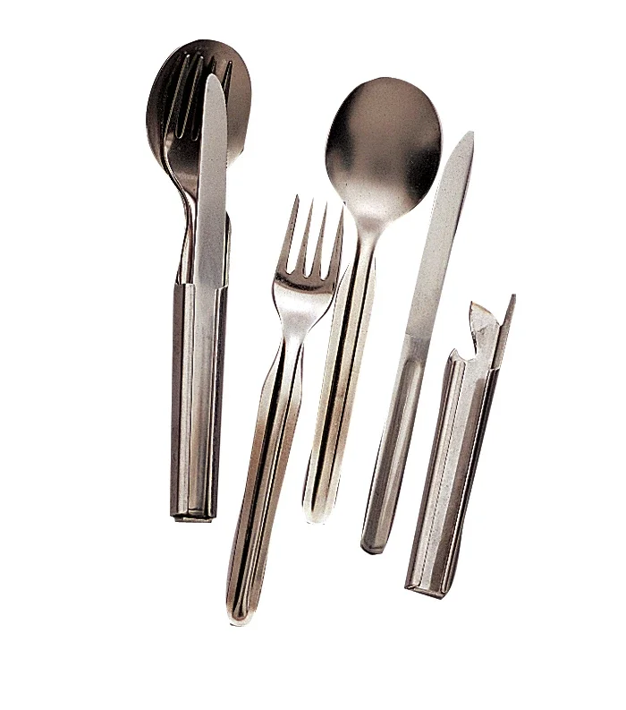 Deluxe 4PC Stainless Steel Chow Set