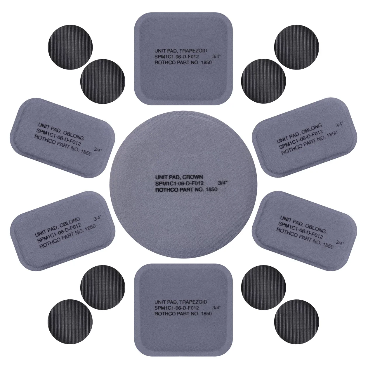 Tactical Helmet Replacement Pad Set New