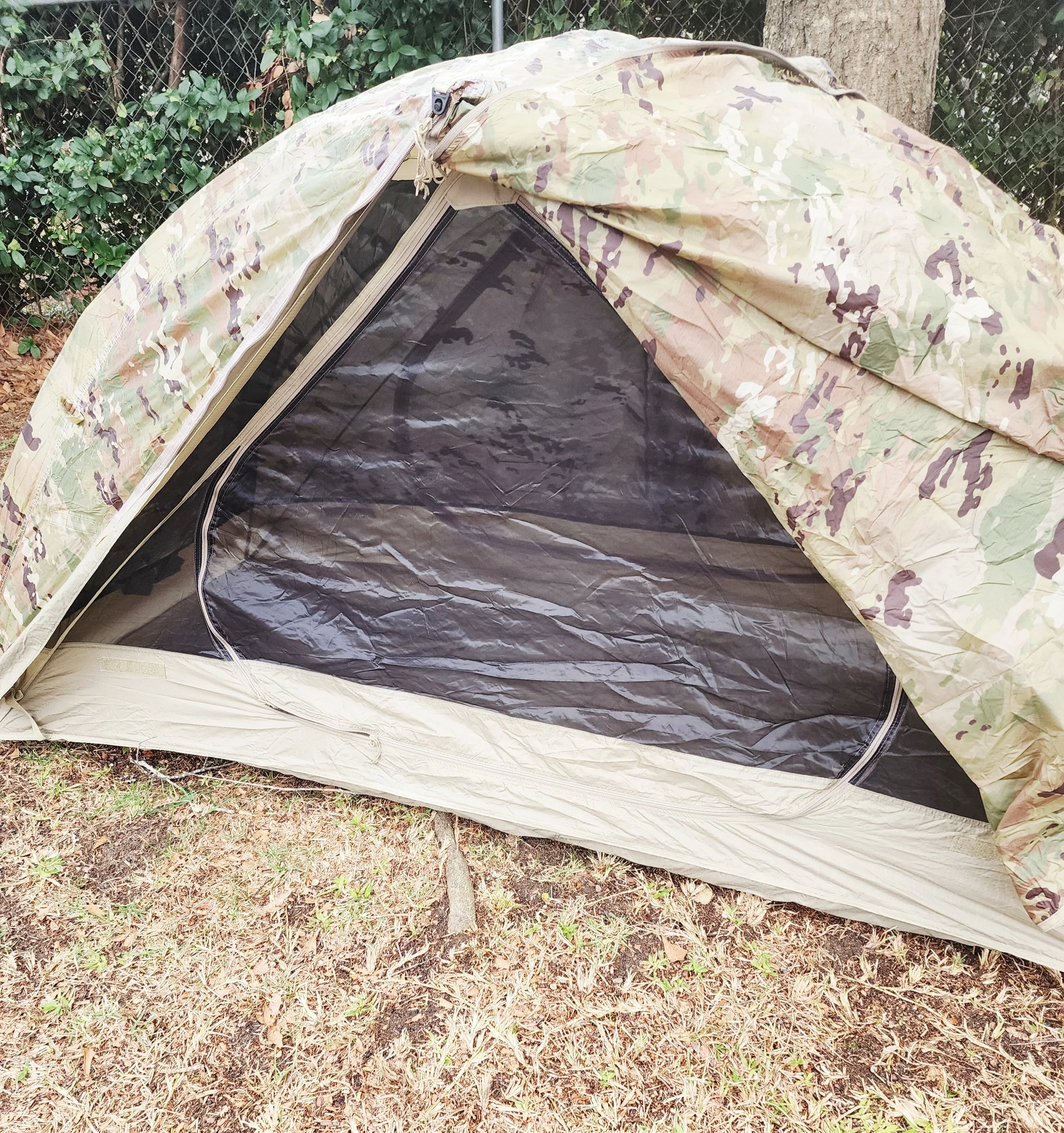 US Military OCP Single Person Tent LiteFighter-Shelter System