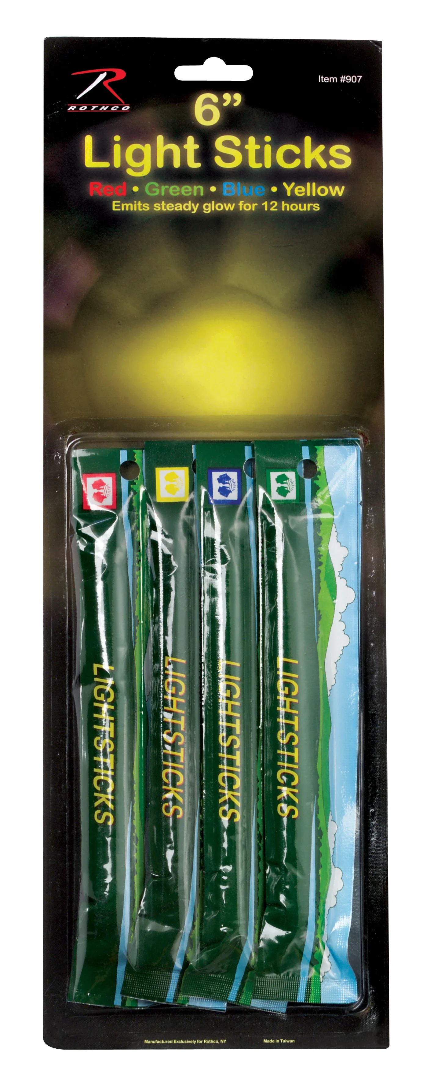 4-Pack 6'' Chemicals Lightsticks New