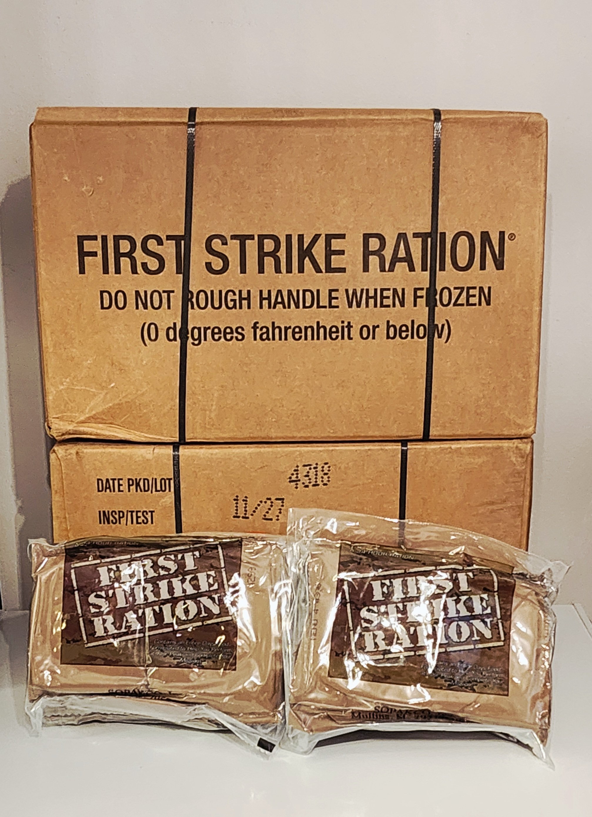 USGI Military First Strike Ration FSR (24 hr MRE) 3 pack