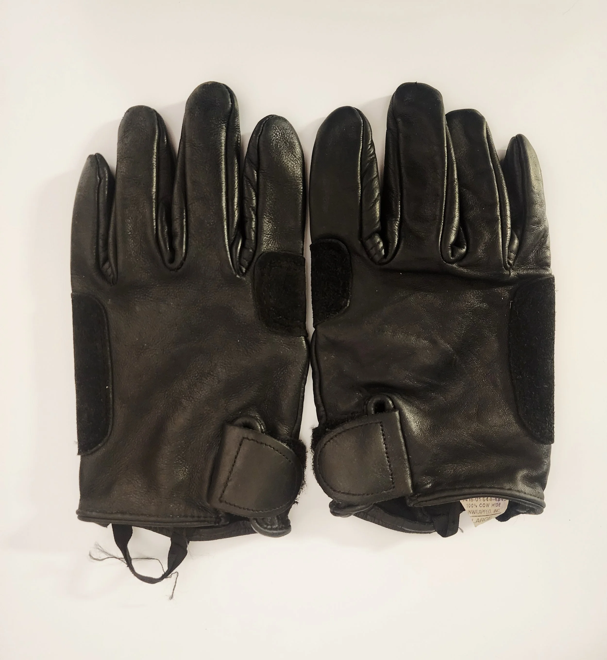Tactical Leather Gloves Military Light Duty Large