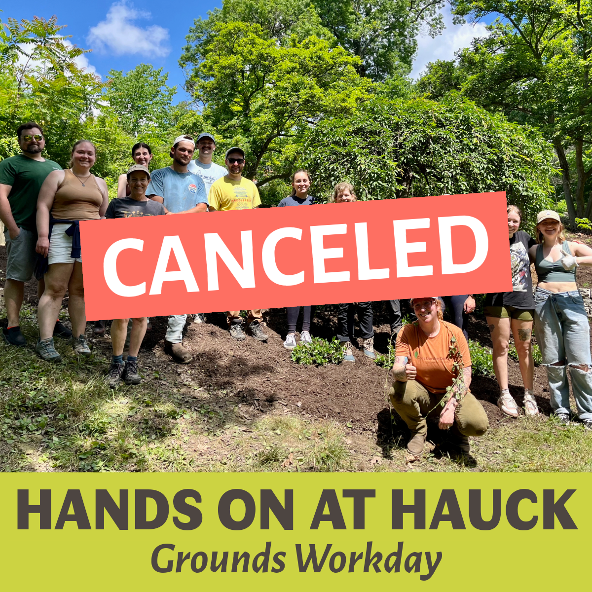 CANCELED: Hands On at Hauck