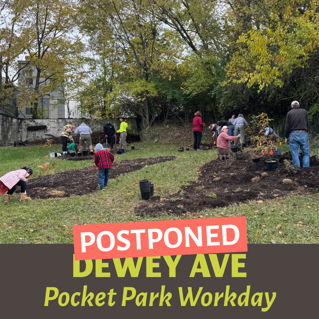 POSTPONED: Dewey Ave Pocket Park Workday