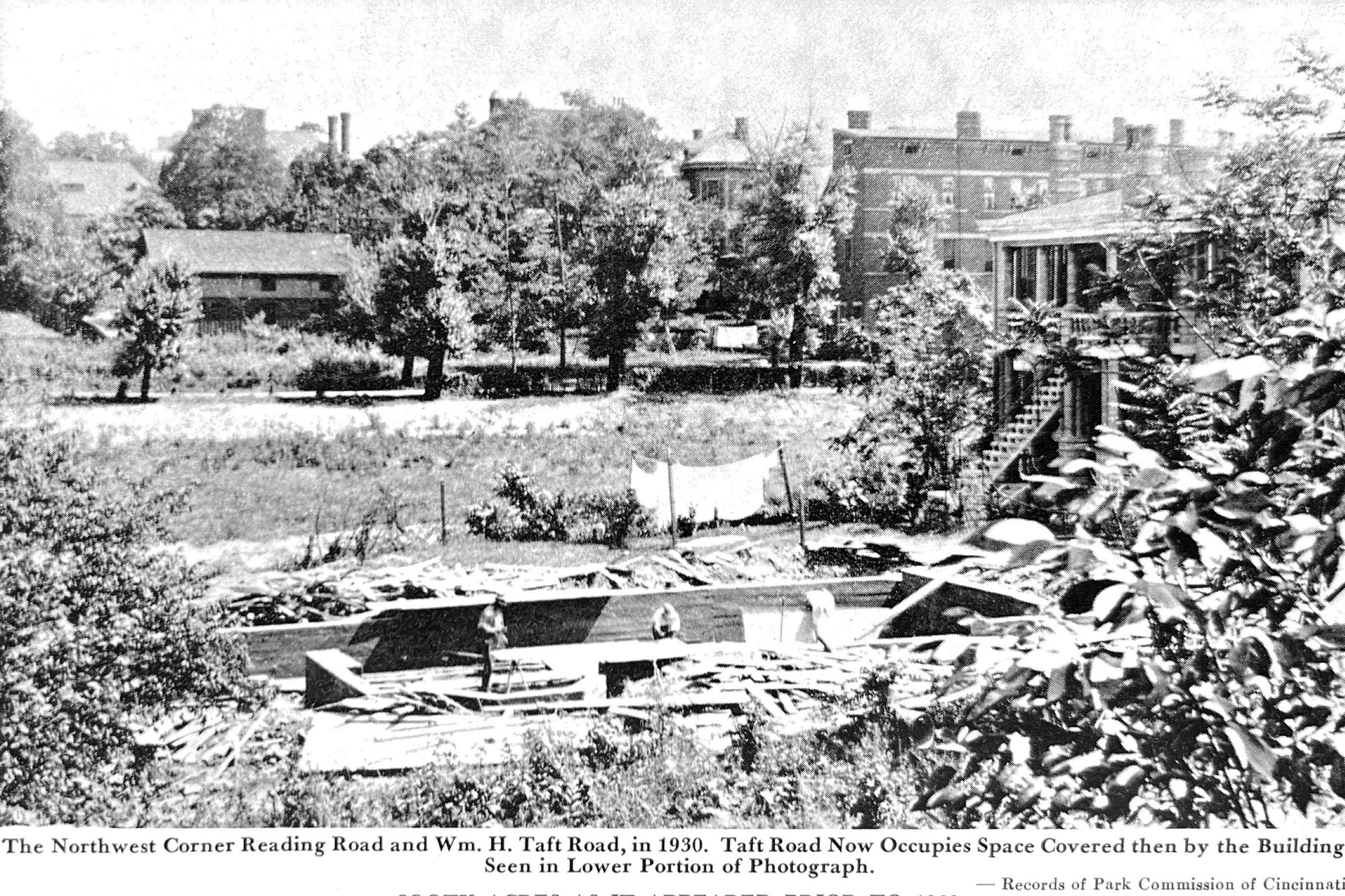 Photo from the 1960 edition of the Historical Guide to Sooty Acres Garden, published by Cornelius J. Hauck in cooperation with the Historical and Philosophical Society of Ohio