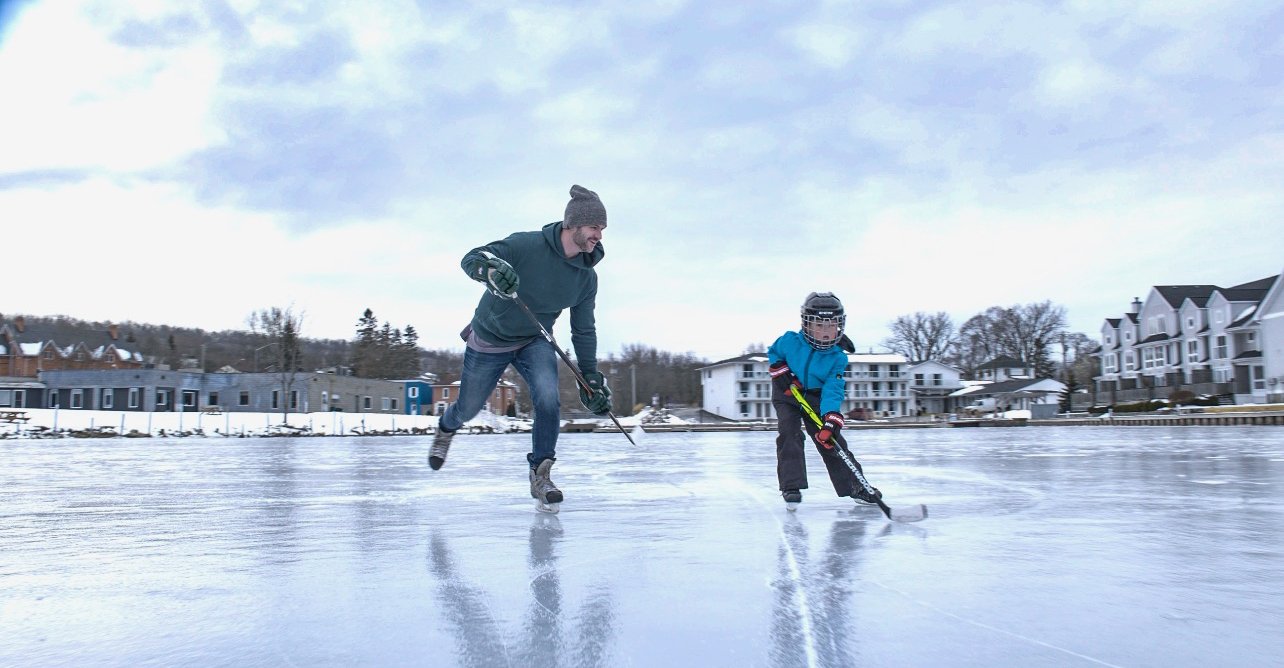 Minor Hockey Coaching — Coaching the fundamentals for our local youth hockey team.