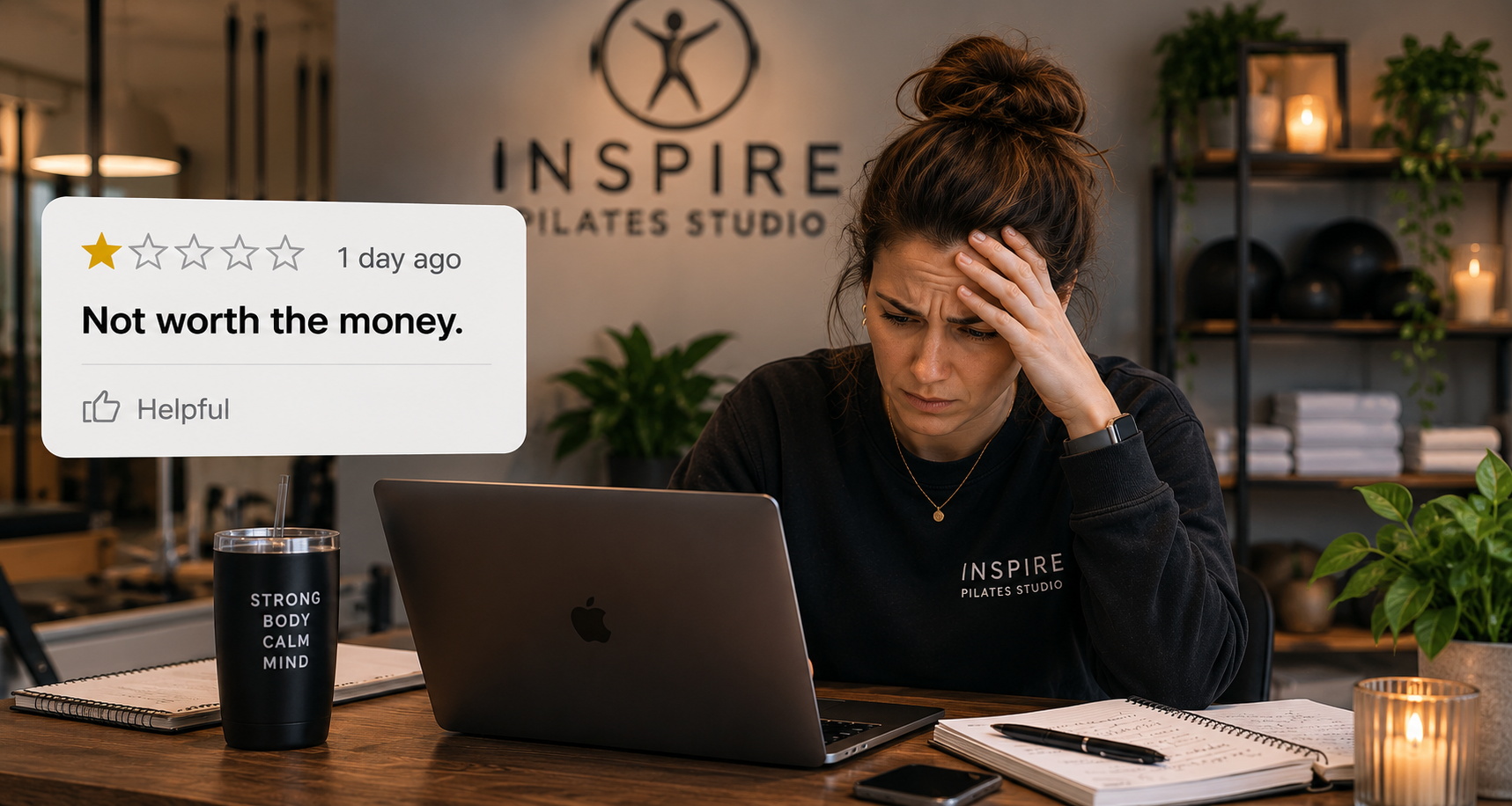 studio owner dealing with bad review