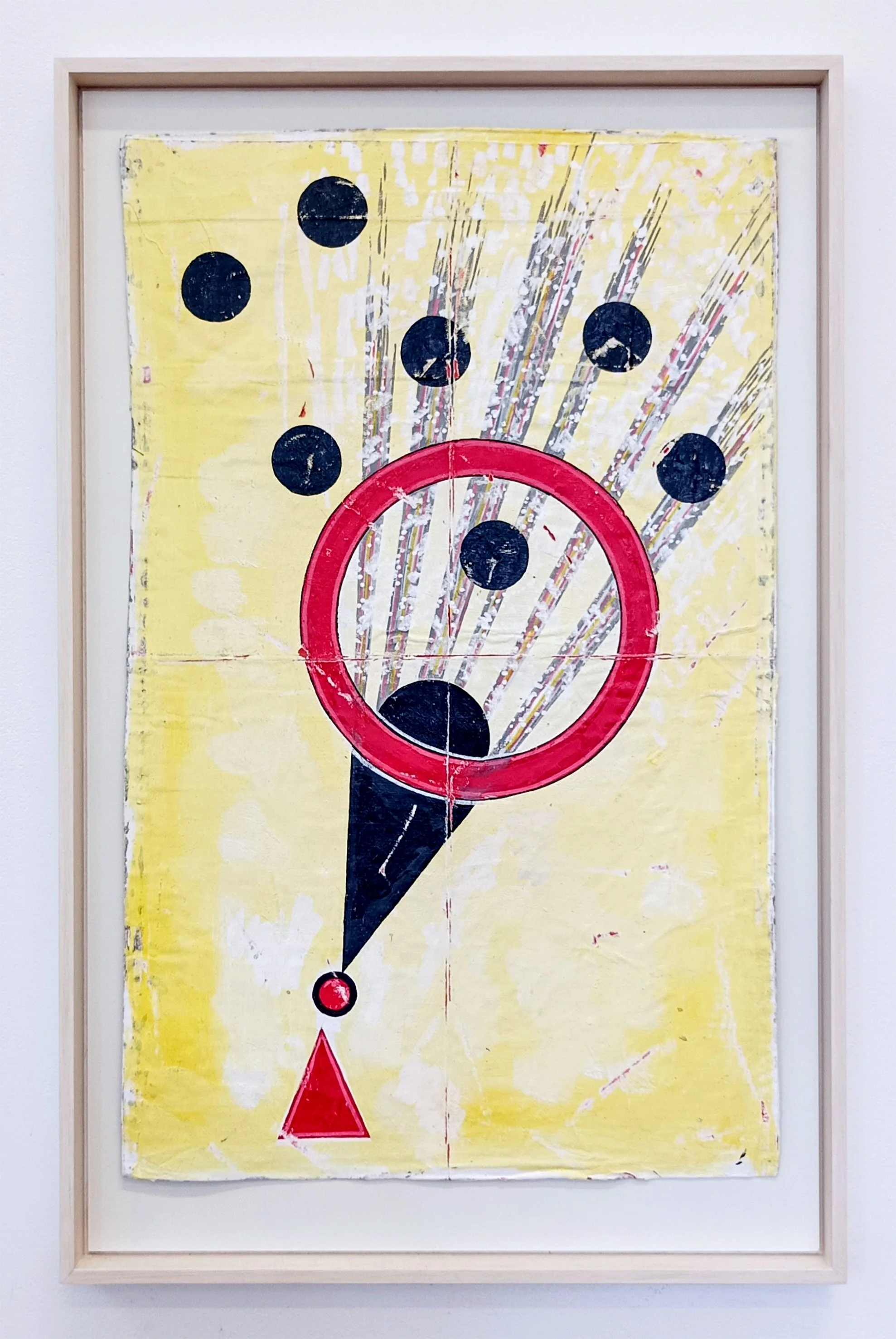 Tim Ellis, United in Different Guises DVIII, 2015/24, acrylic, varnish and cotton, 76cm x 48cm