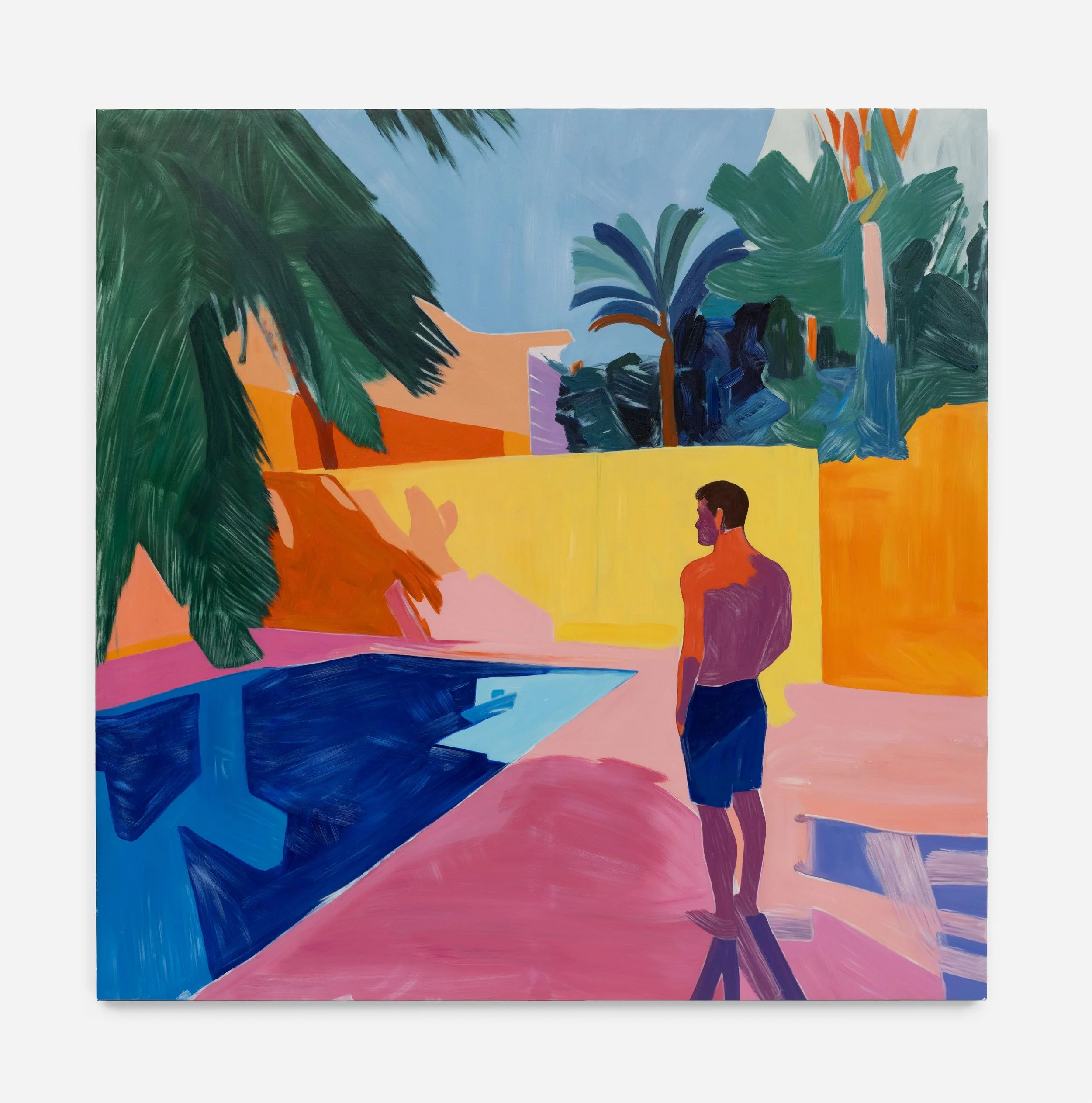 LAST NIGHT, oil on canvas, 150 x 150 cm