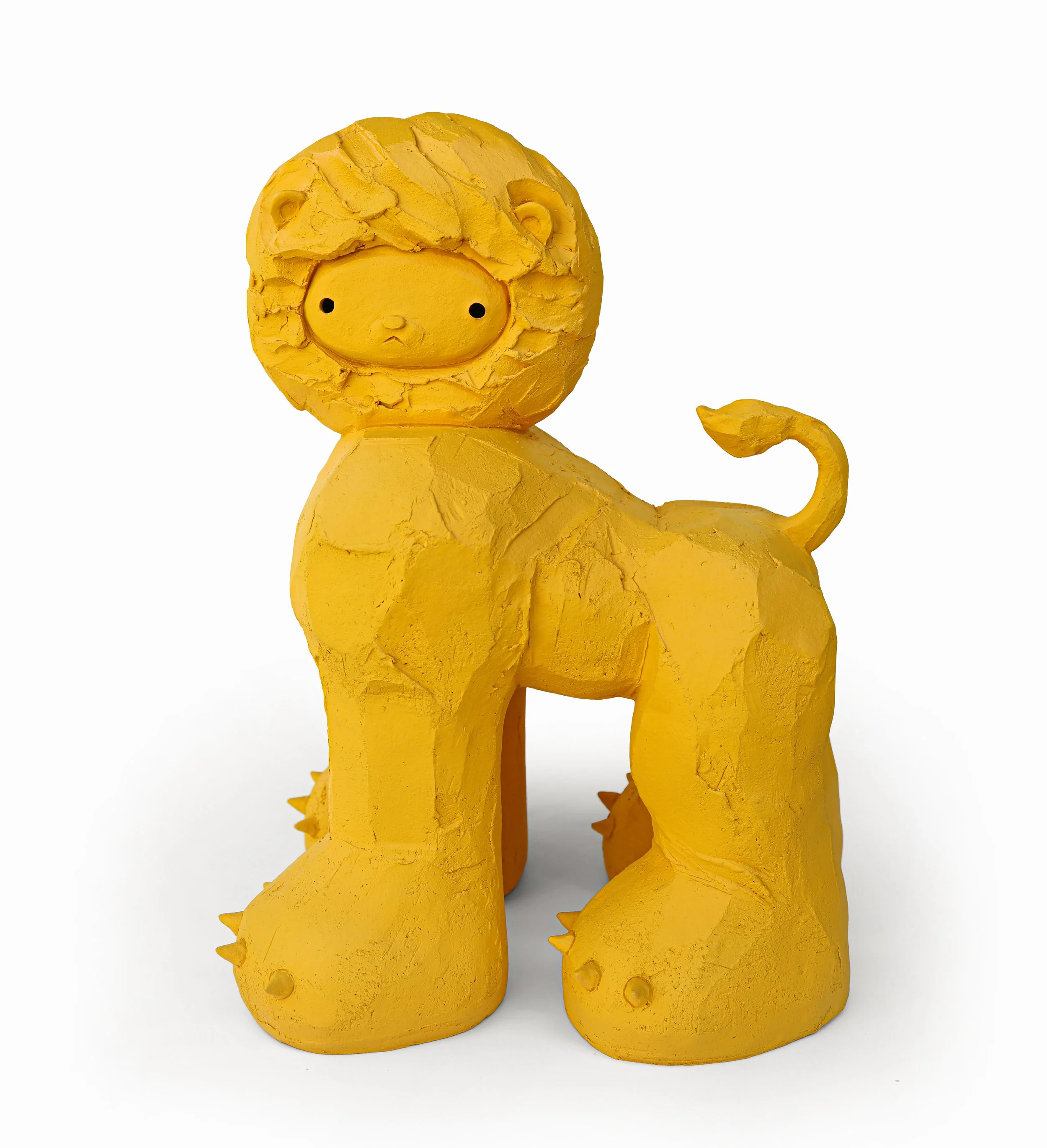 Austyn Taylor, Footy Lion, 2023, Stoneware, 56 x 43 x 33 cm