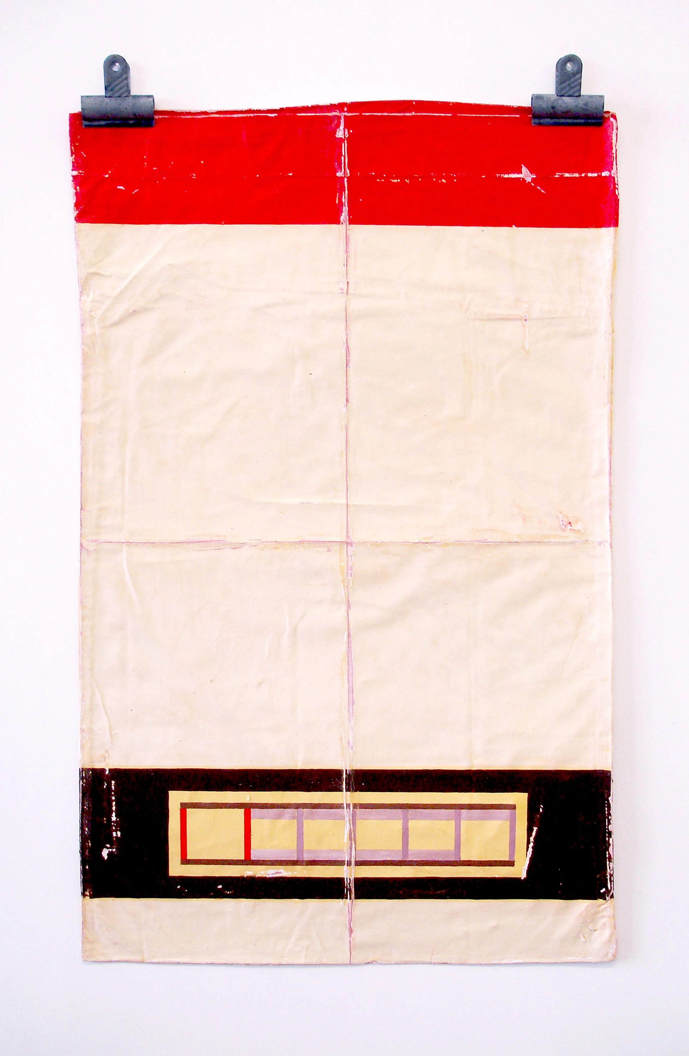 Tim Ellis, United in Different Guises CCVIII, 2015, acrylic, varnish and cotton, 76 x 48 cm