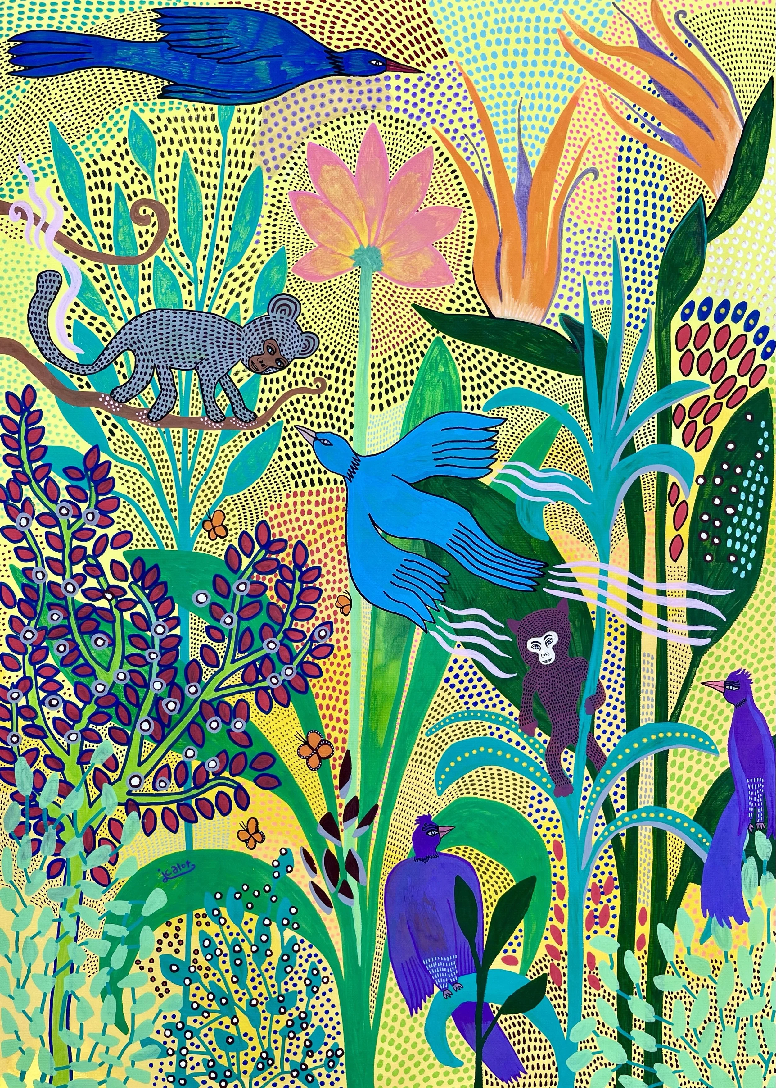 Julien Calot, Les Oiseaux du Paradis,