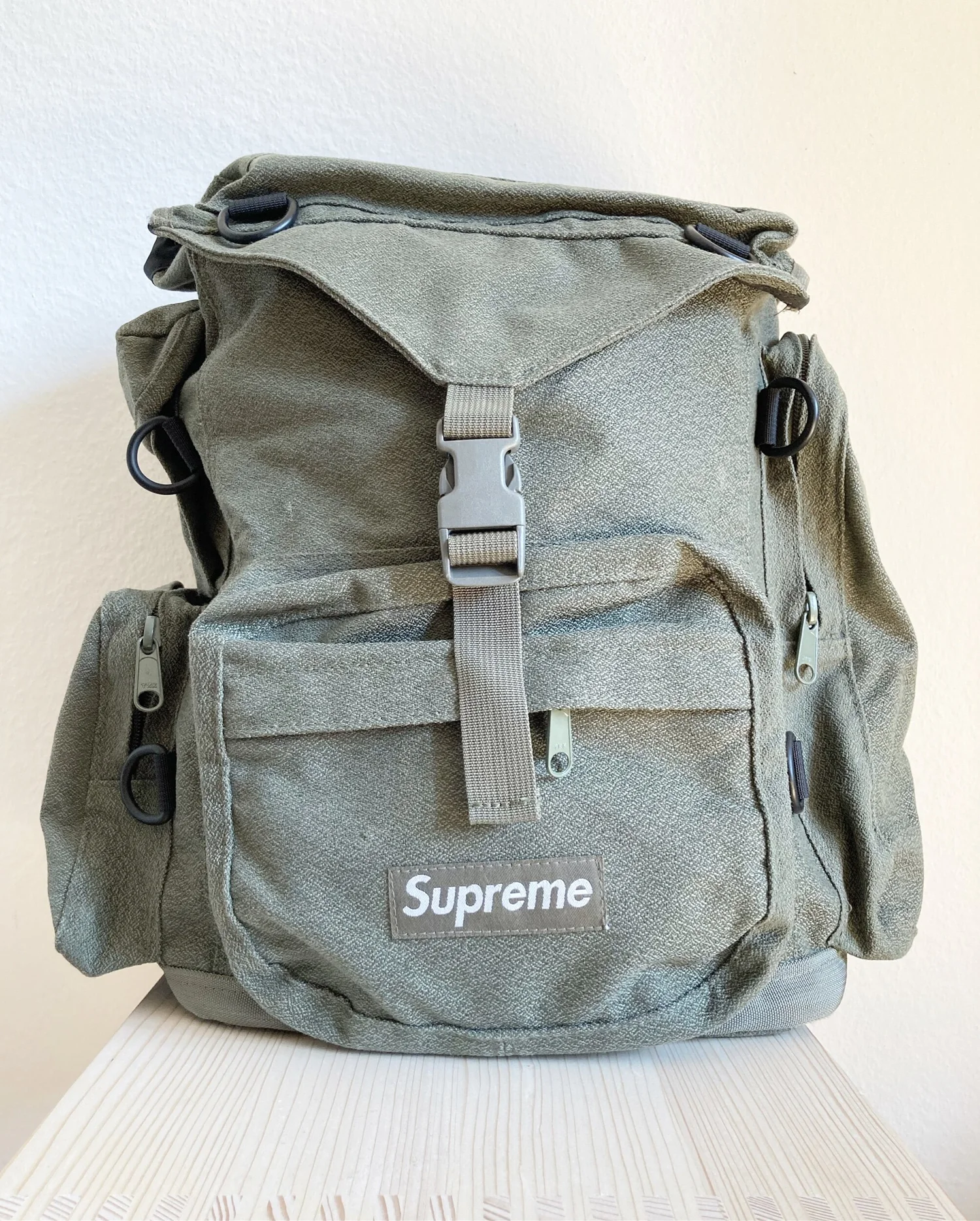 supreme  19th Scatter Weave Backpack