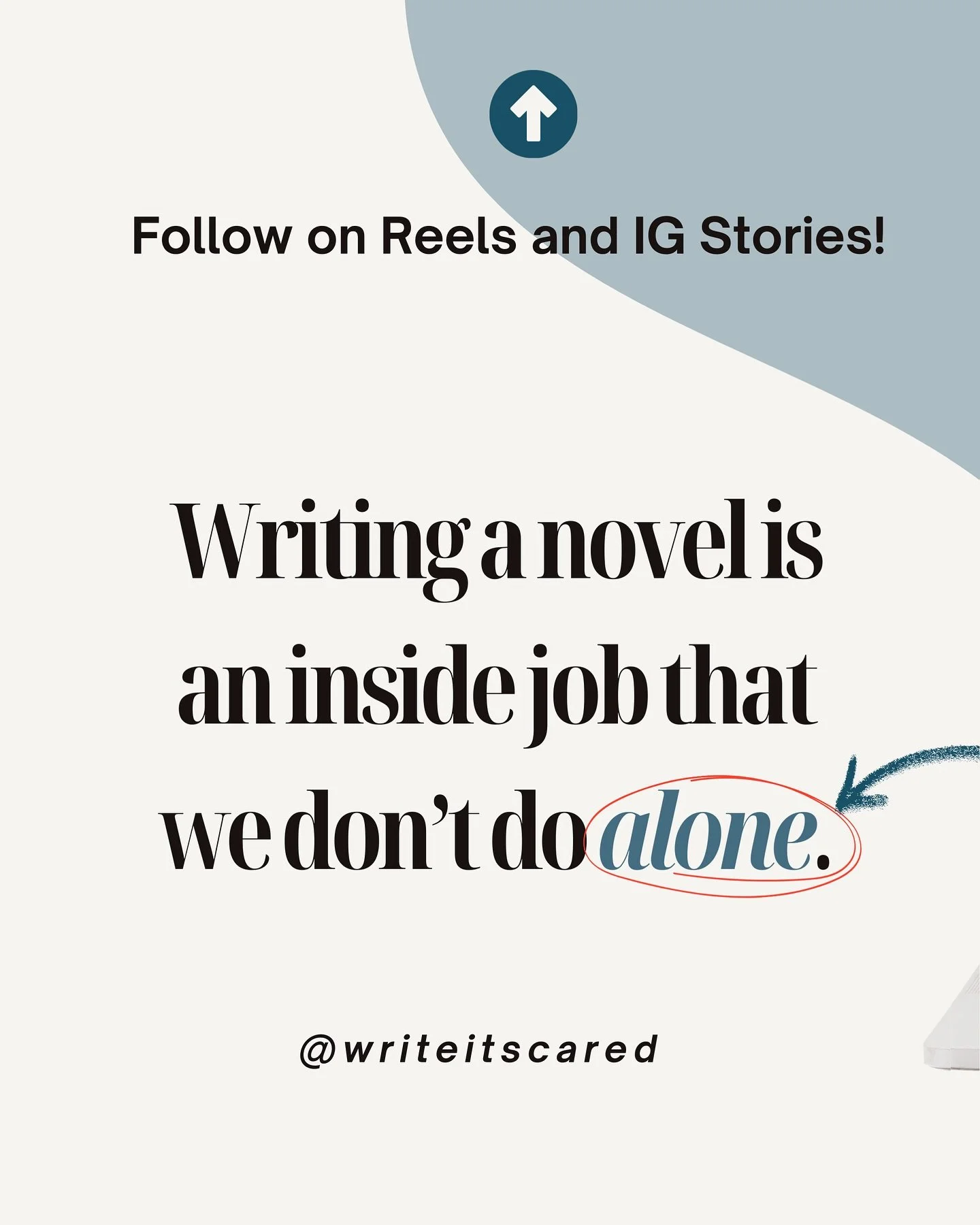 Writing a novel is an inside job, and we all face unhelpful internal narratives that hold us back from reaching our goals.

A writer has two jobs:

1️⃣ To write the story they wish to see in the world to the best of their ability
2️⃣ To uncover and r