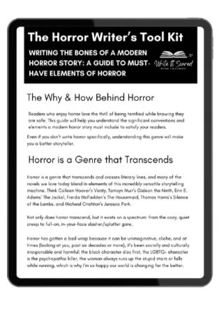 How to Write a Horror Novel that Satisfies Readers — Write It Scared ...