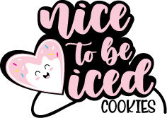 Nice To Be Iced Cookies