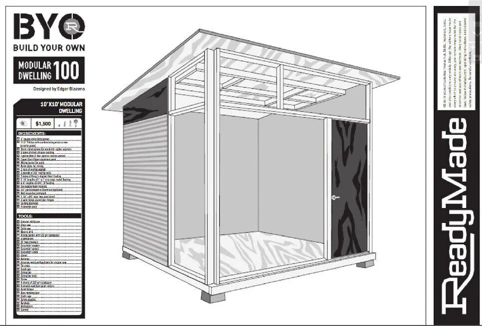 MD100 – Edgar Blazona's Plans for a Modern Shed